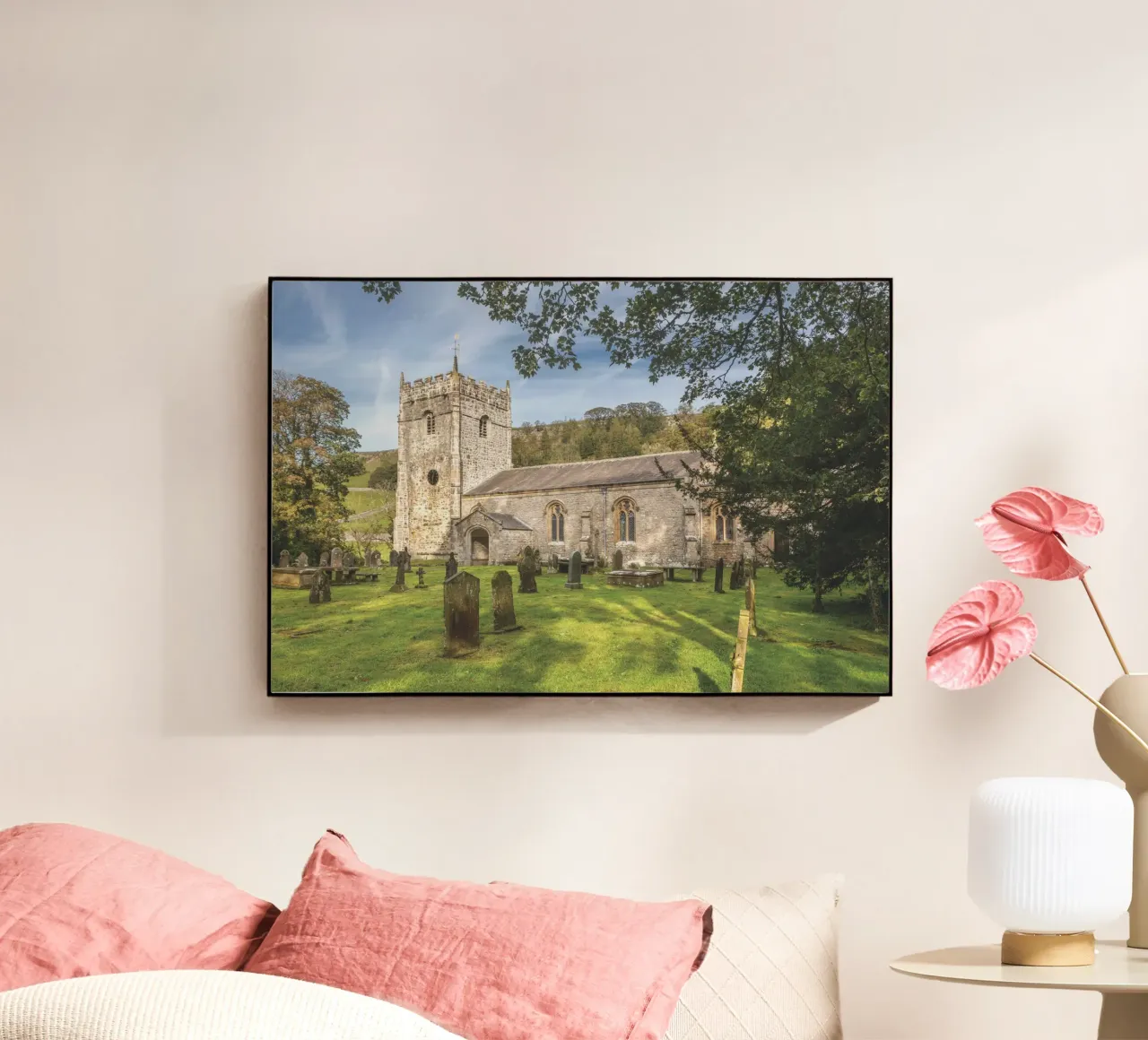 St Oswald's Church Arncliffe plexiglass da Dave Hare Photography
