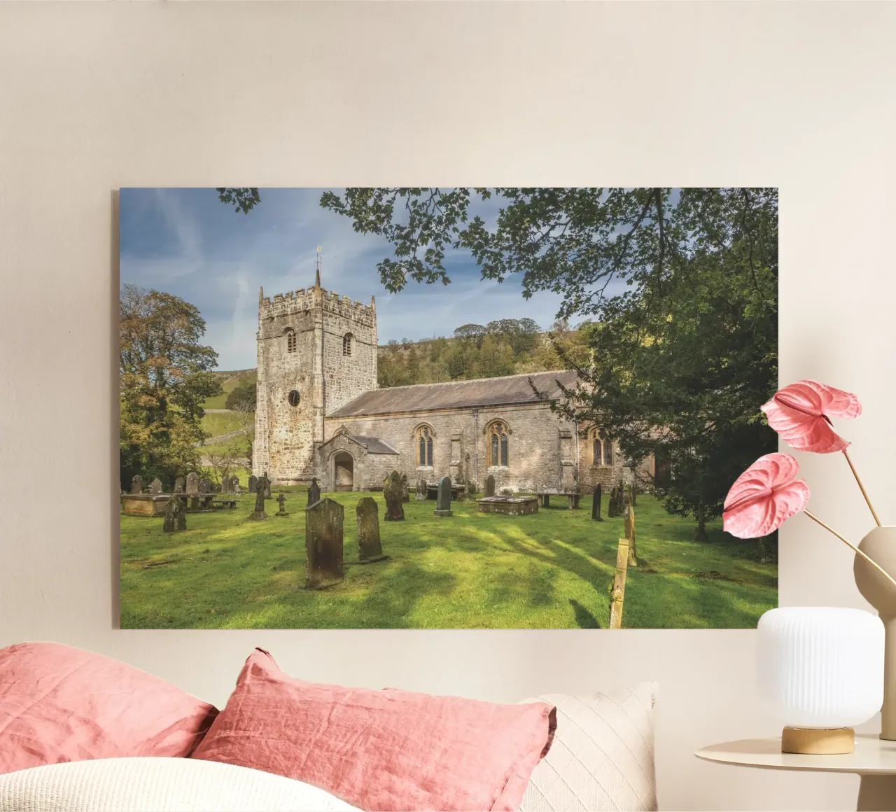 St Oswald's Church Arncliffe plexiglass da Dave Hare Photography