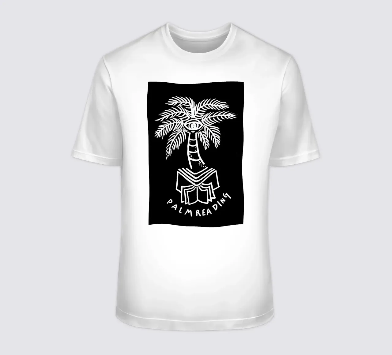 Palm Reading Black t-shirt da Daniela Roessler