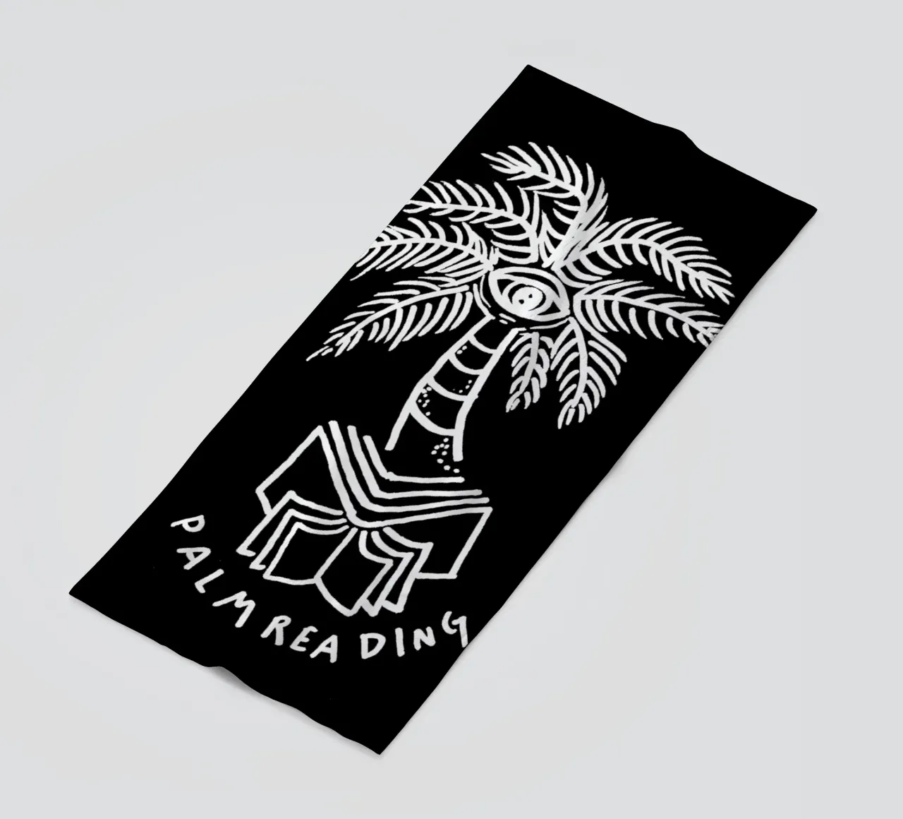 Palm Reading Black telo mare da Daniela Roessler