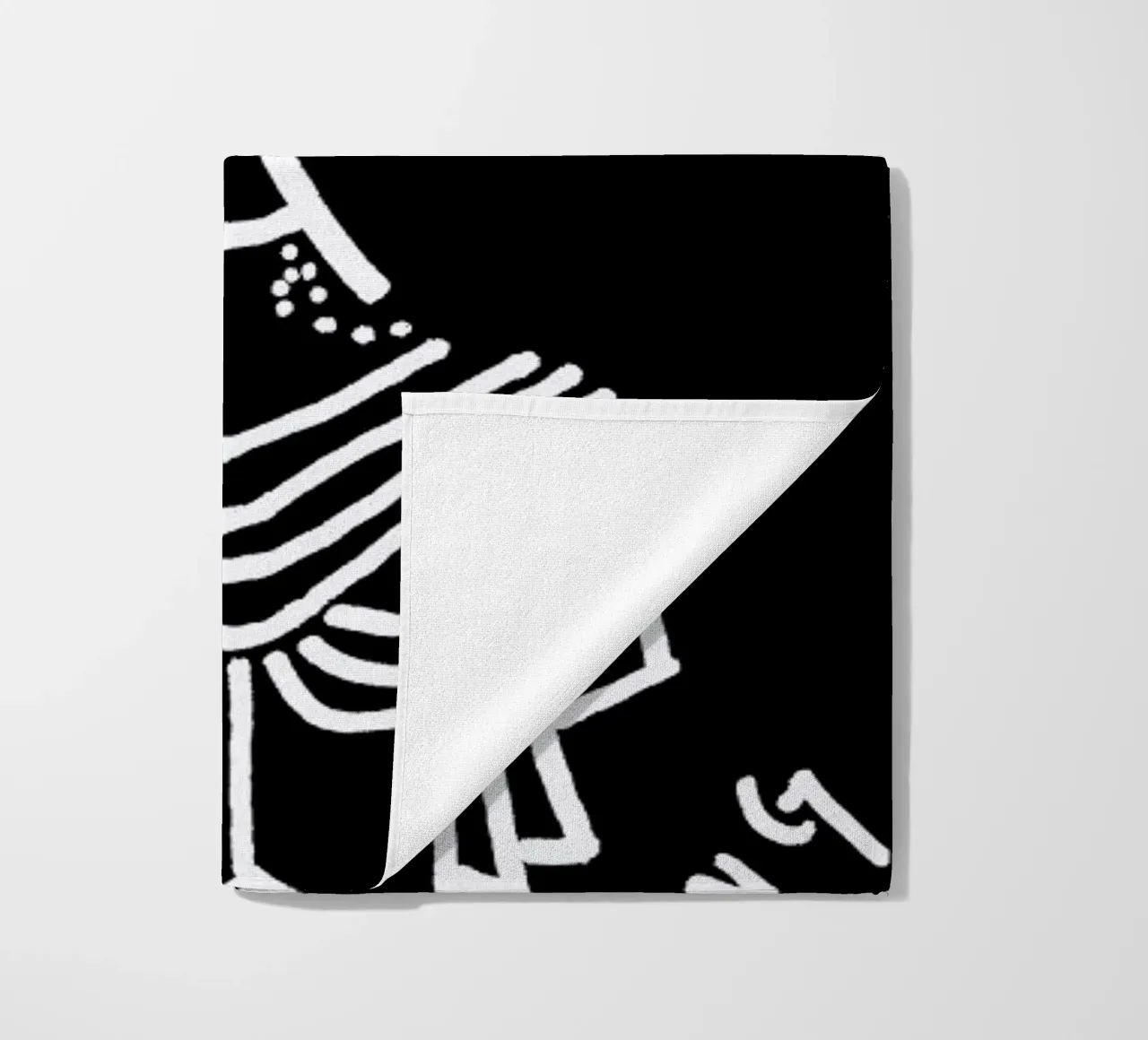 Palm Reading Black telo mare da Daniela Roessler