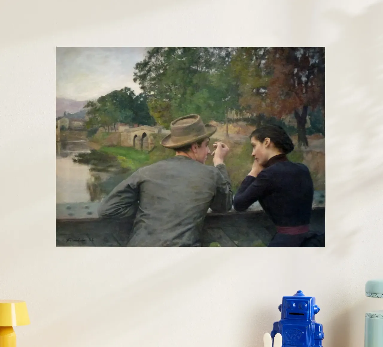 Emile Friant - Gli amanti (1888) poster da William Store