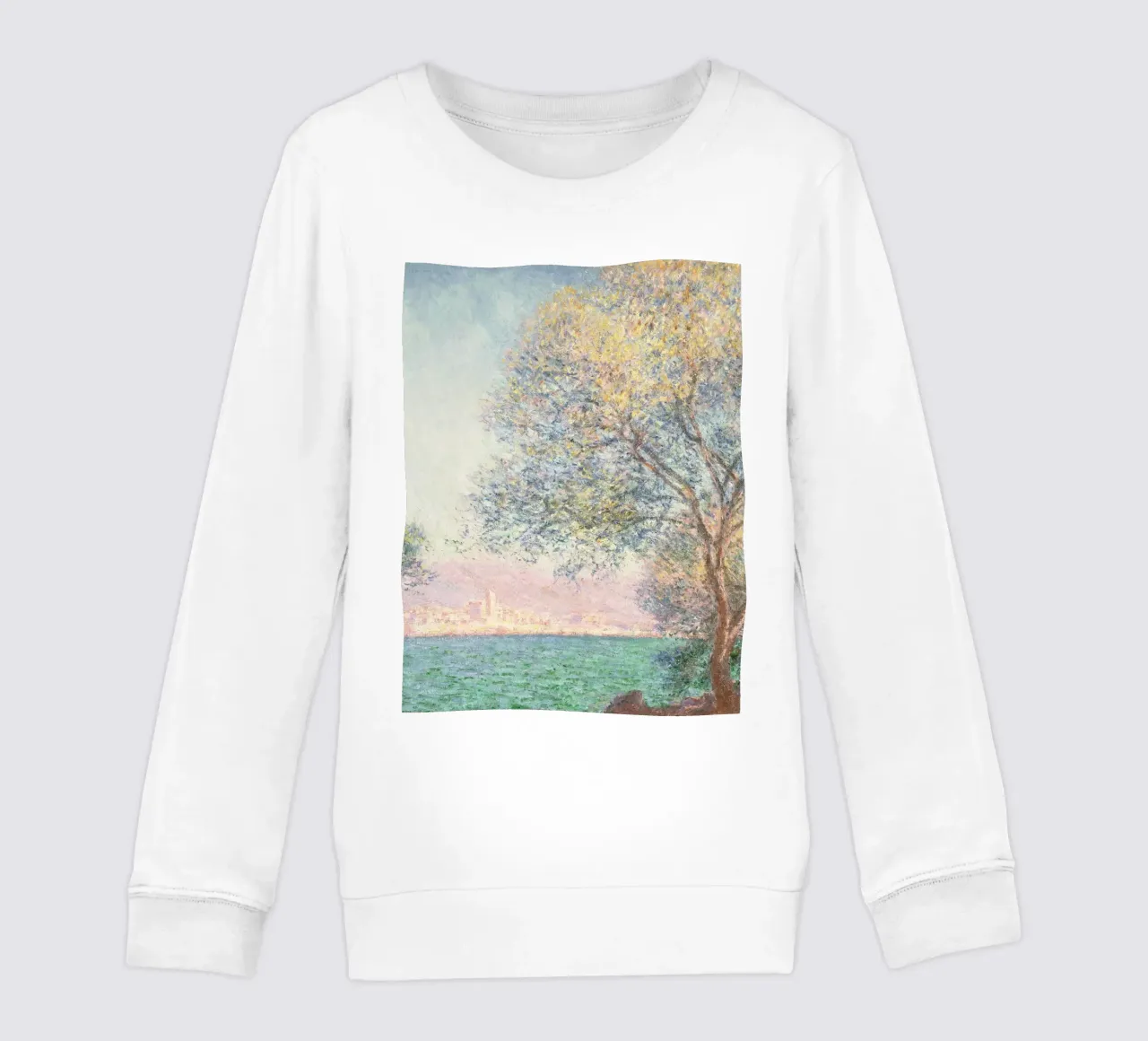 Monet - Morning at Antibes felpa bambino da apoloprints