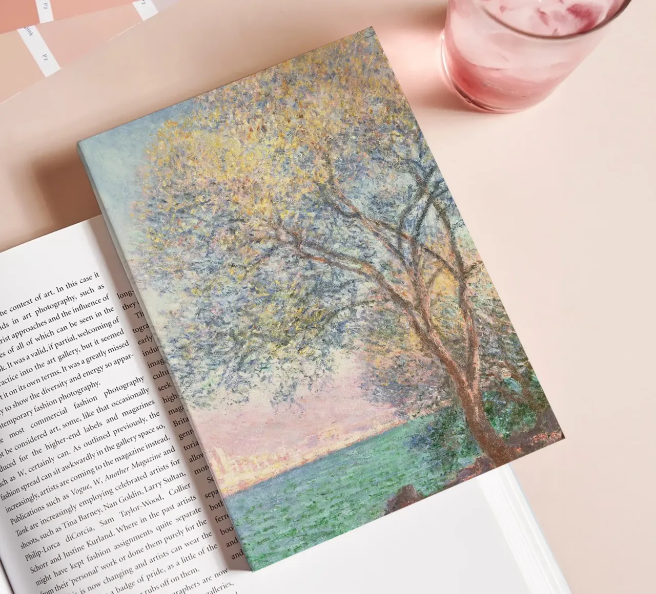 Monet - Morning at Antibes notebook by apoloprints