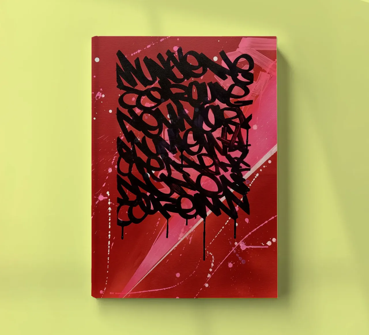 Red Graffiti notebook by Flo Klein