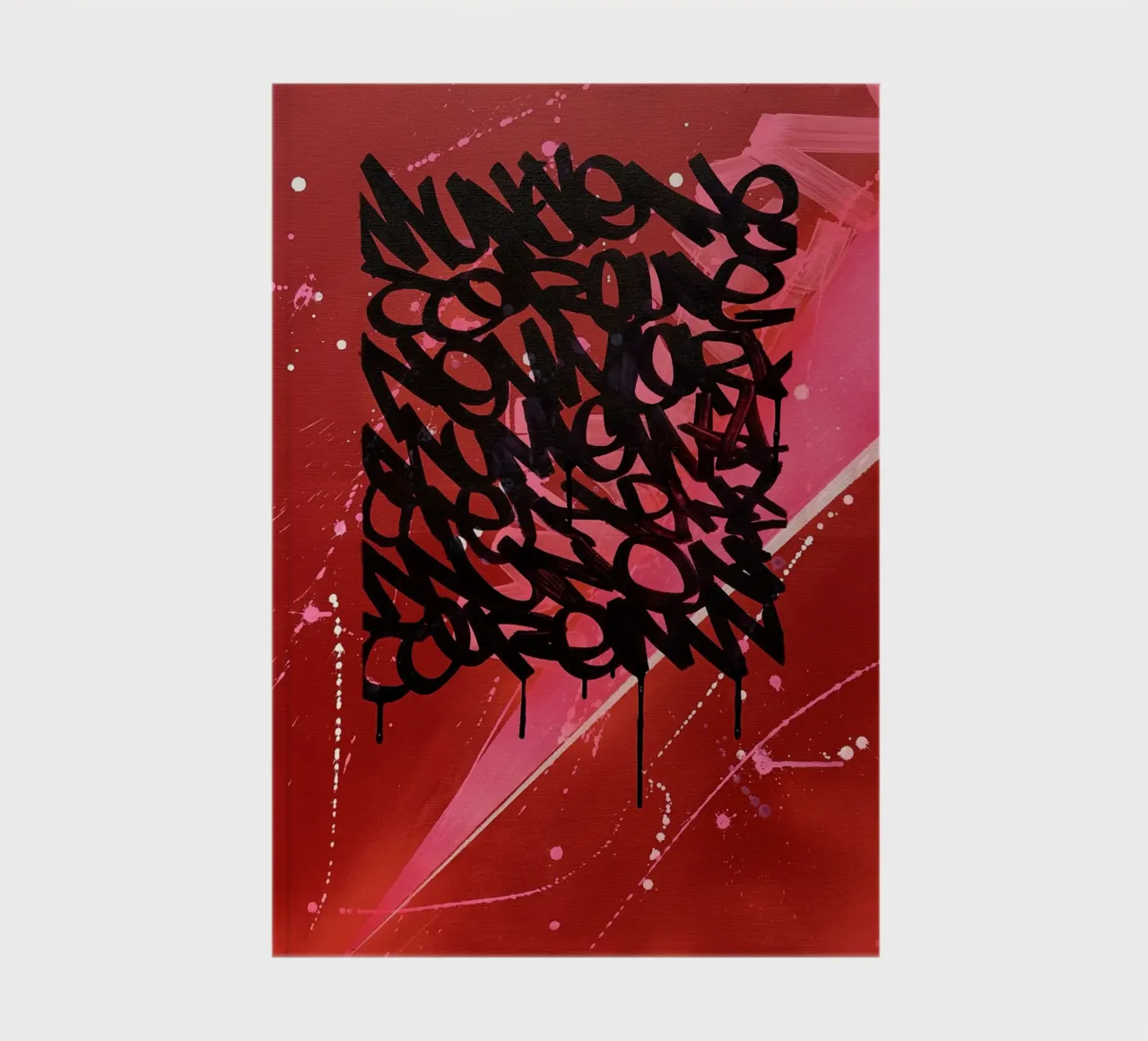 Red Graffiti notebook by Flo Klein