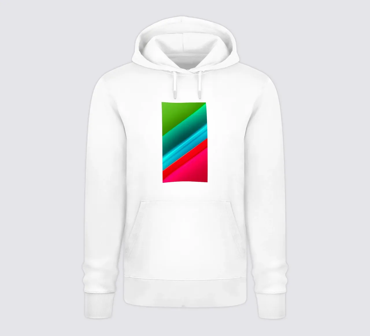 Abstrakt Lights felpa con cappuccio da Flo Klein