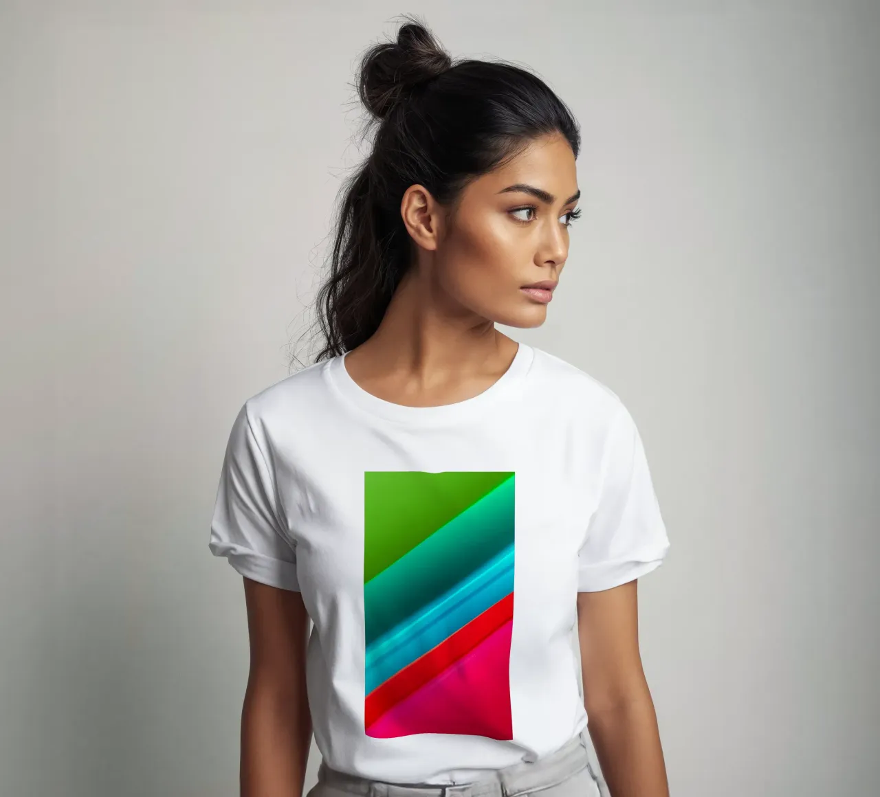 Abstrakt Lights t-shirt da Flo Klein