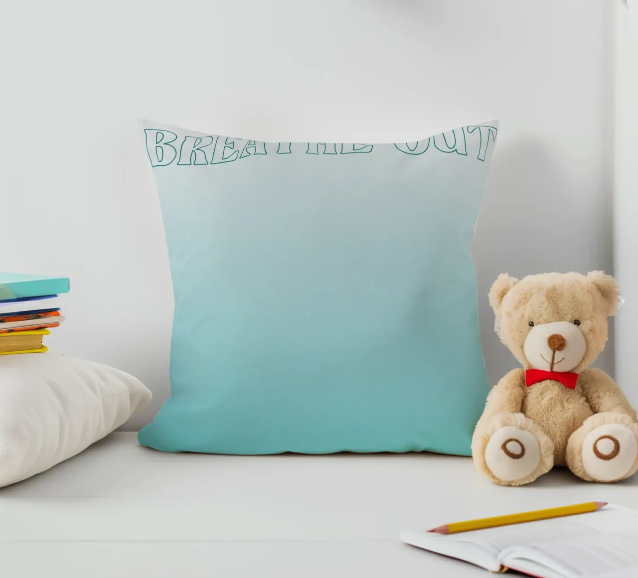 Breathe Out (No 02) cuscino da treechild