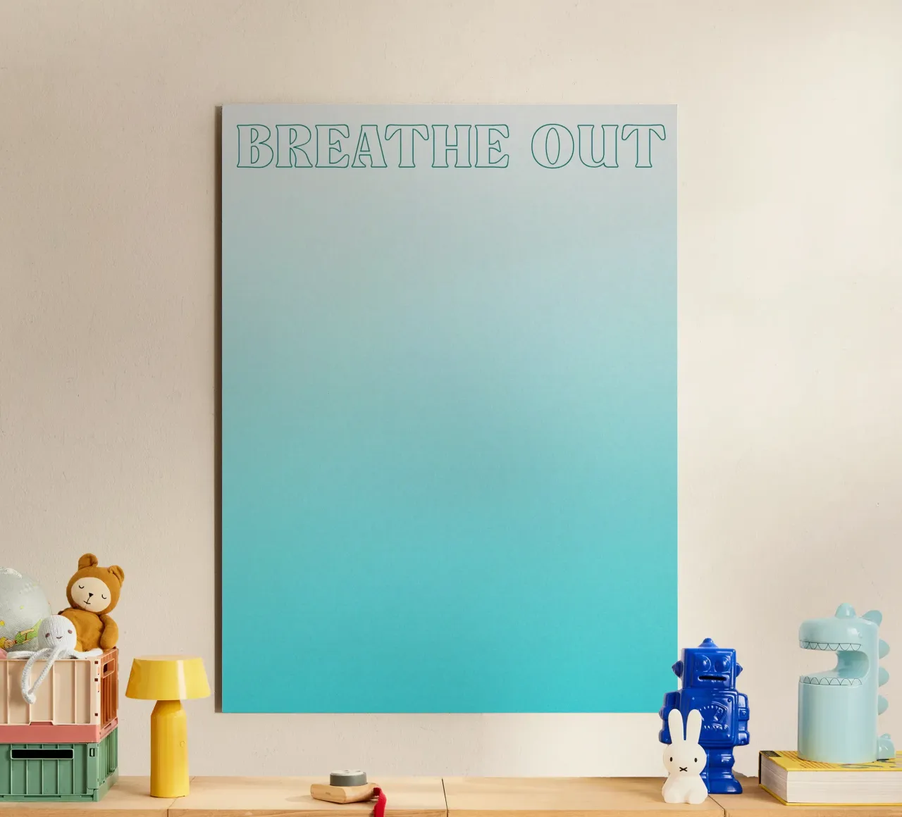 Breathe Out (No 02) alluminio dibond da treechild