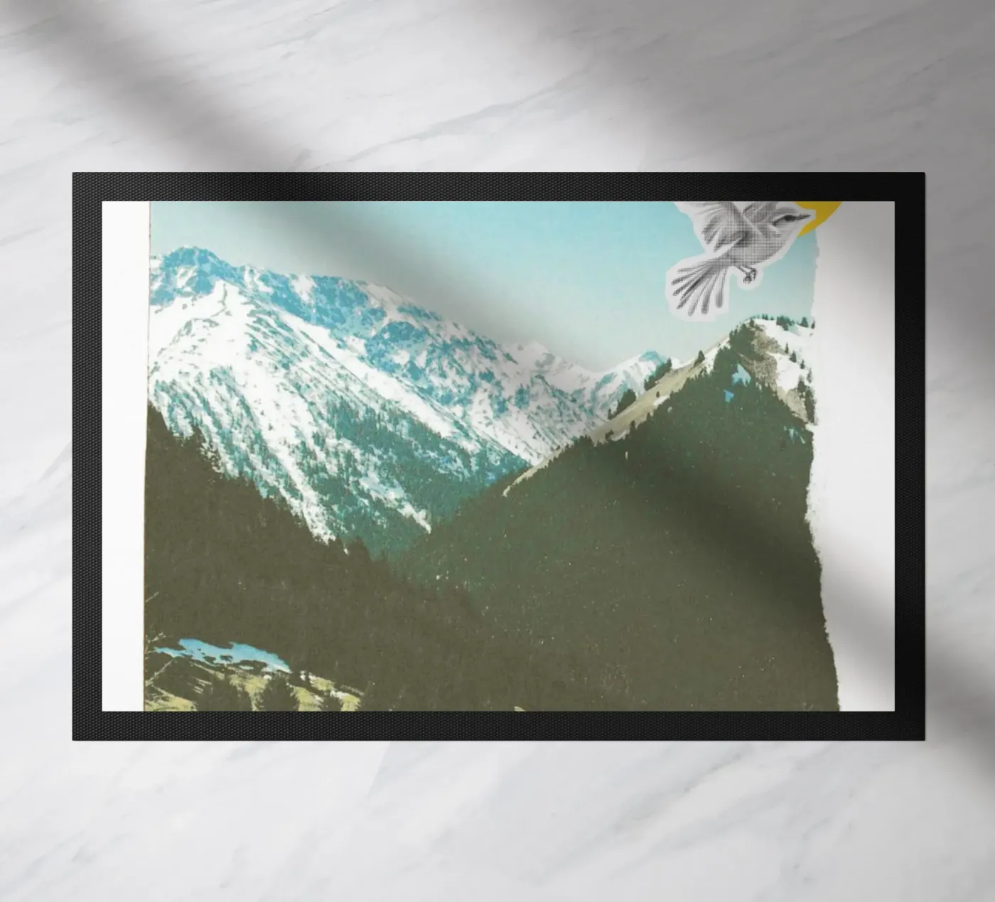 landscape collage Fußmatte von ramosashop