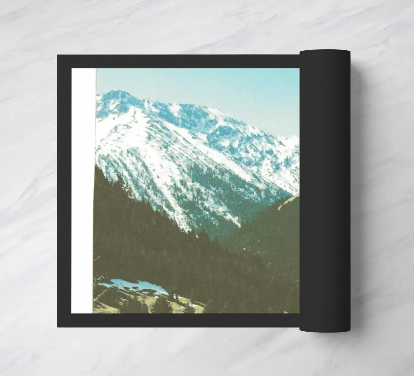 landscape collage Fußmatte von ramosashop