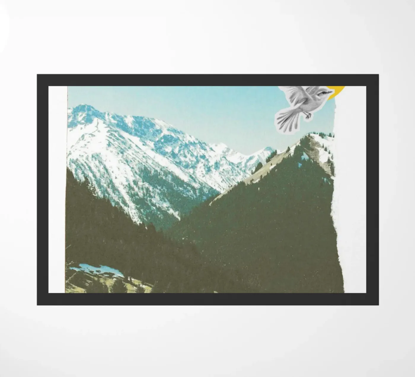 landscape collage Fußmatte von ramosashop