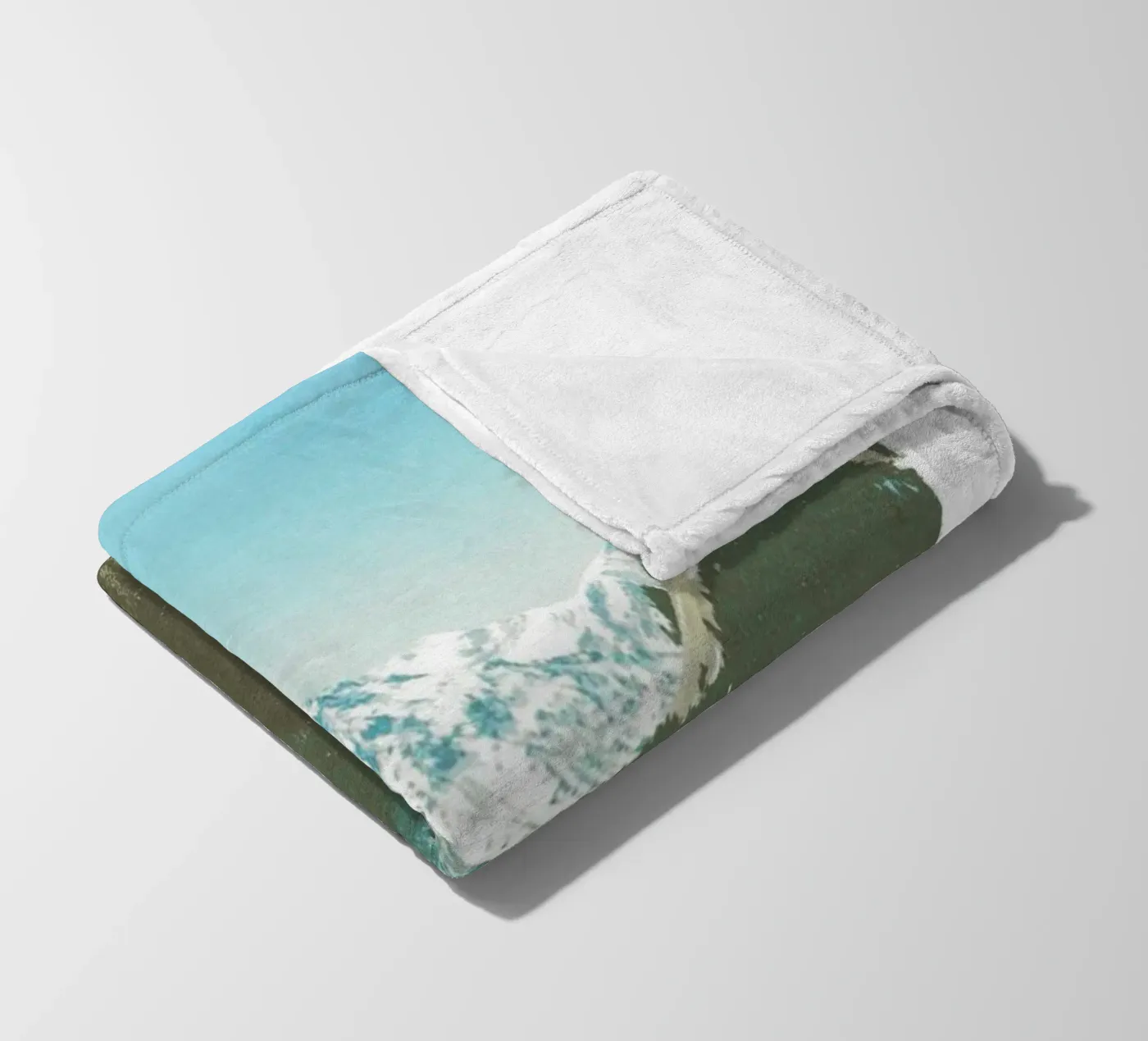 landscape collage Fleecedecke von ramosashop