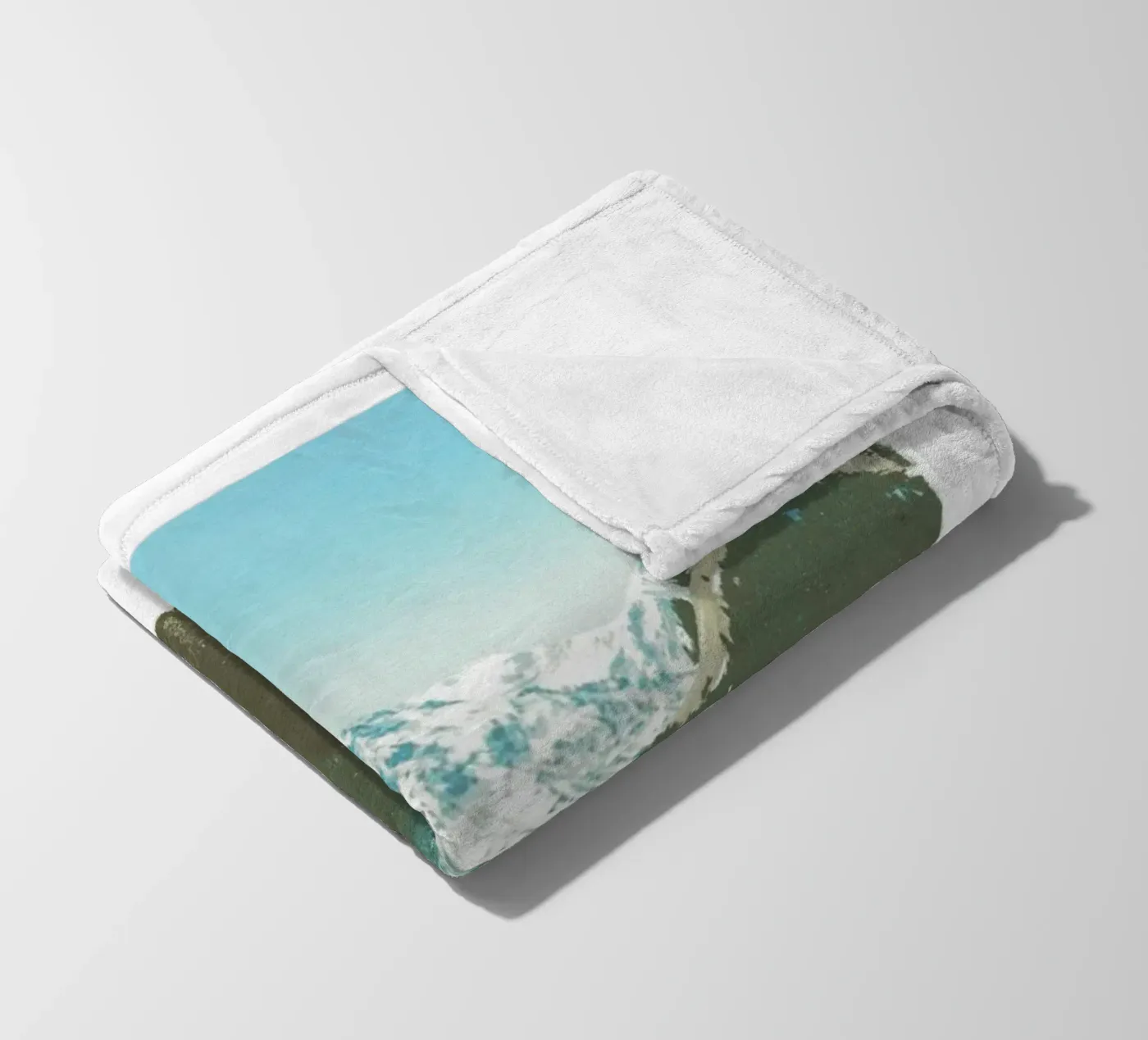 landscape collage Fleecedecke von ramosashop