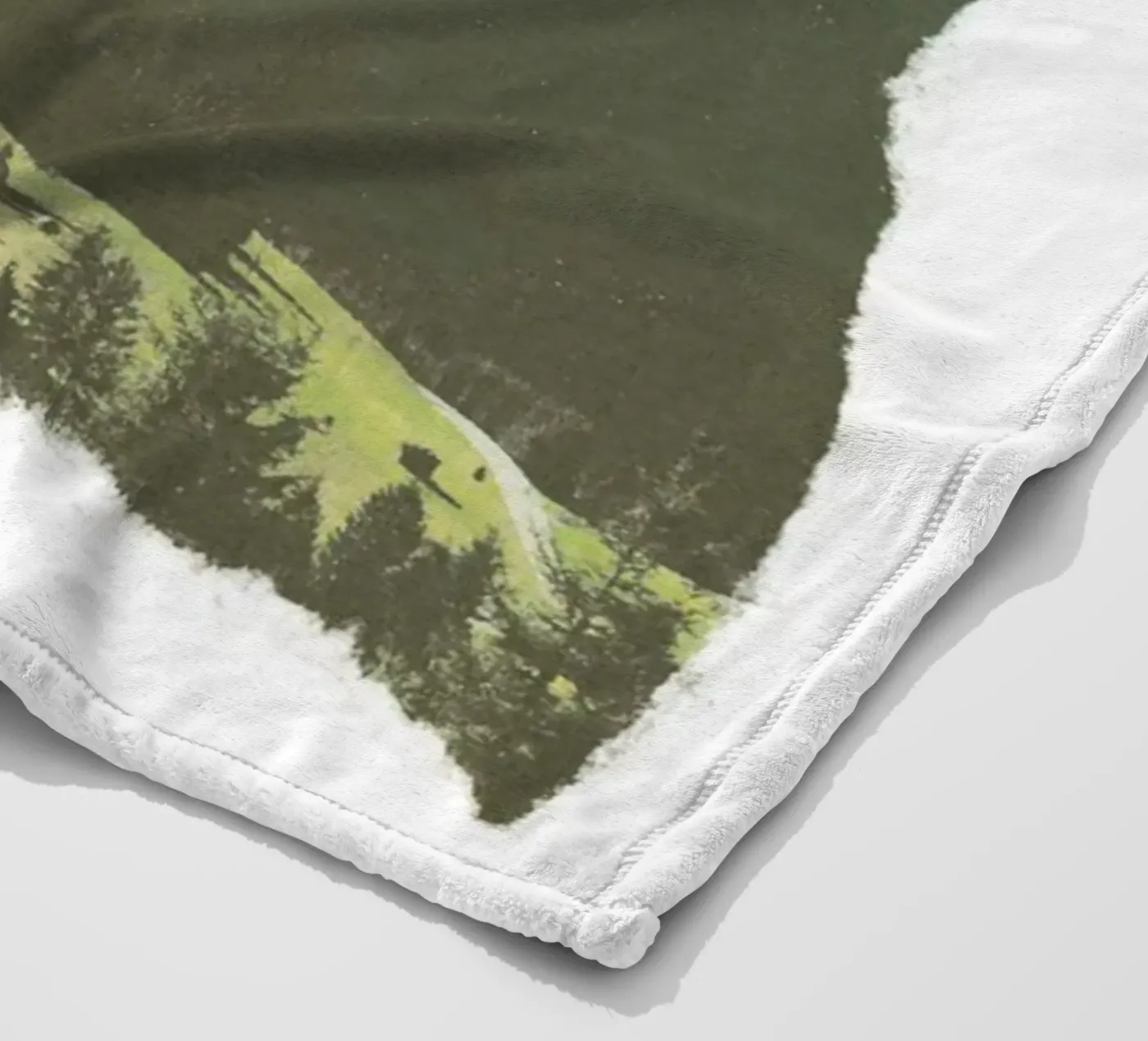 landscape collage Fleecedecke von ramosashop