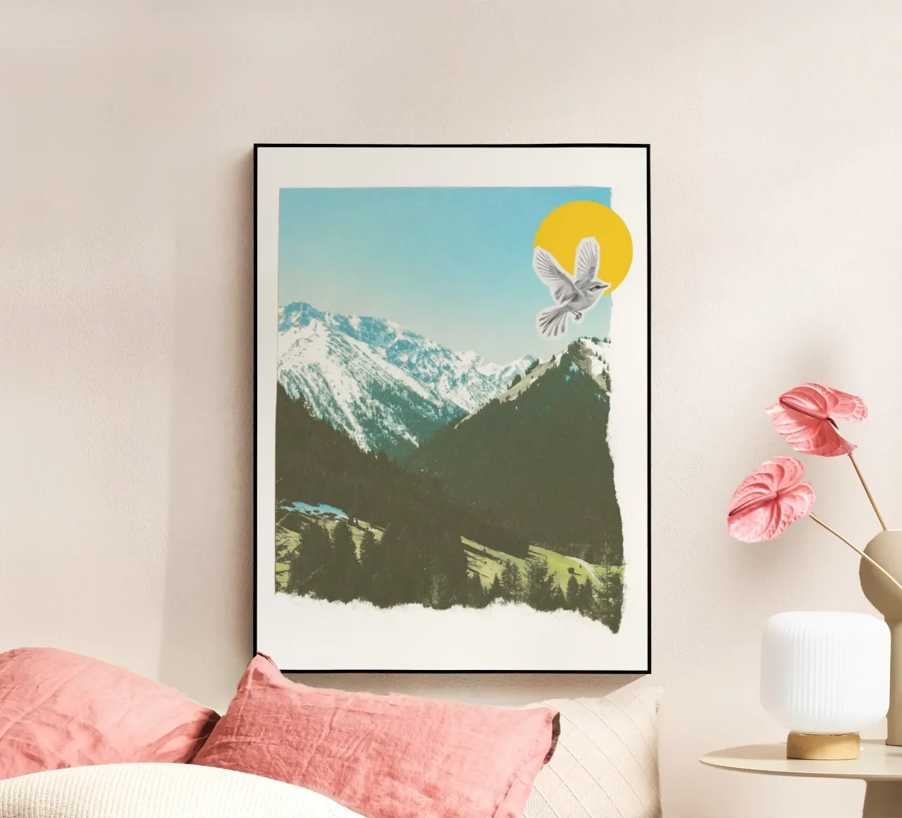 landscape collage plexiglass da ramosashop