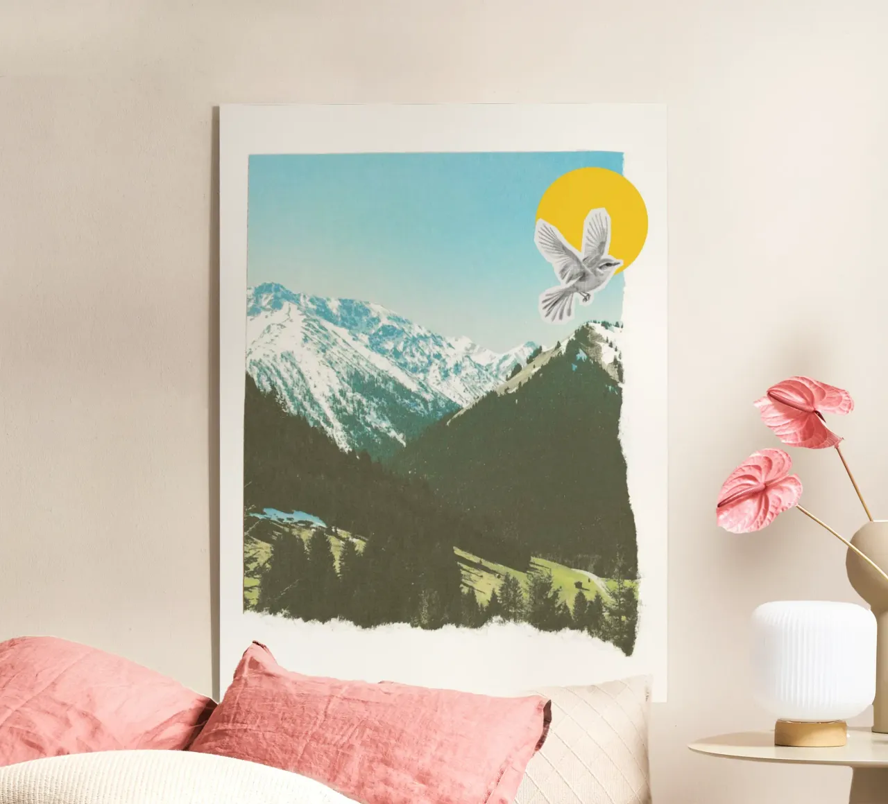 landscape collage plexiglass da ramosashop