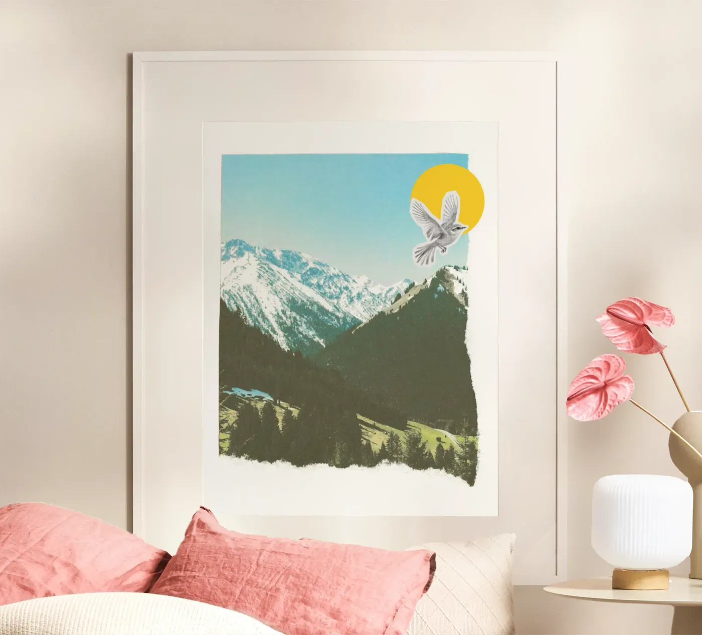 landscape collage Poster von ramosashop