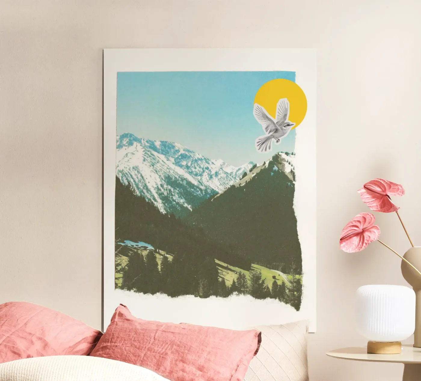 landscape collage Poster von ramosashop