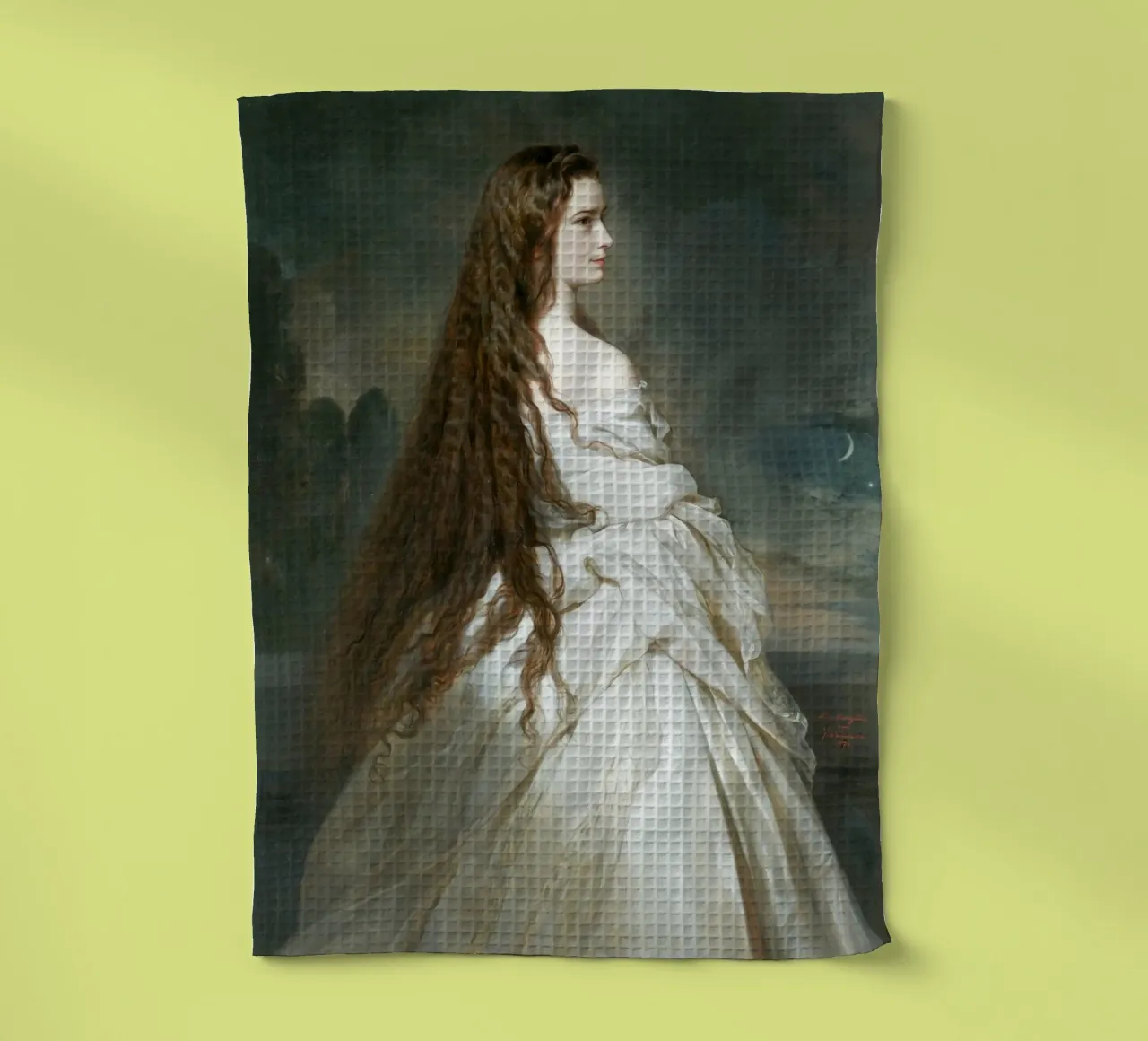 Franz Xaver WinteEmpress - Sisi Elisabeth d'Autriche (1865) torchon de William Store