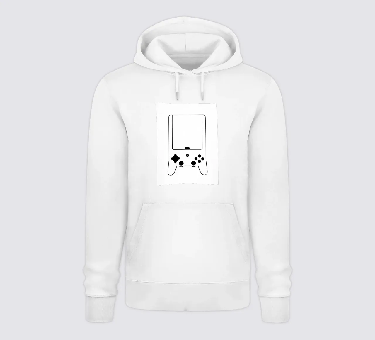 Gioco classico - Line art minimalista felpa con cappuccio da Viv Line Art