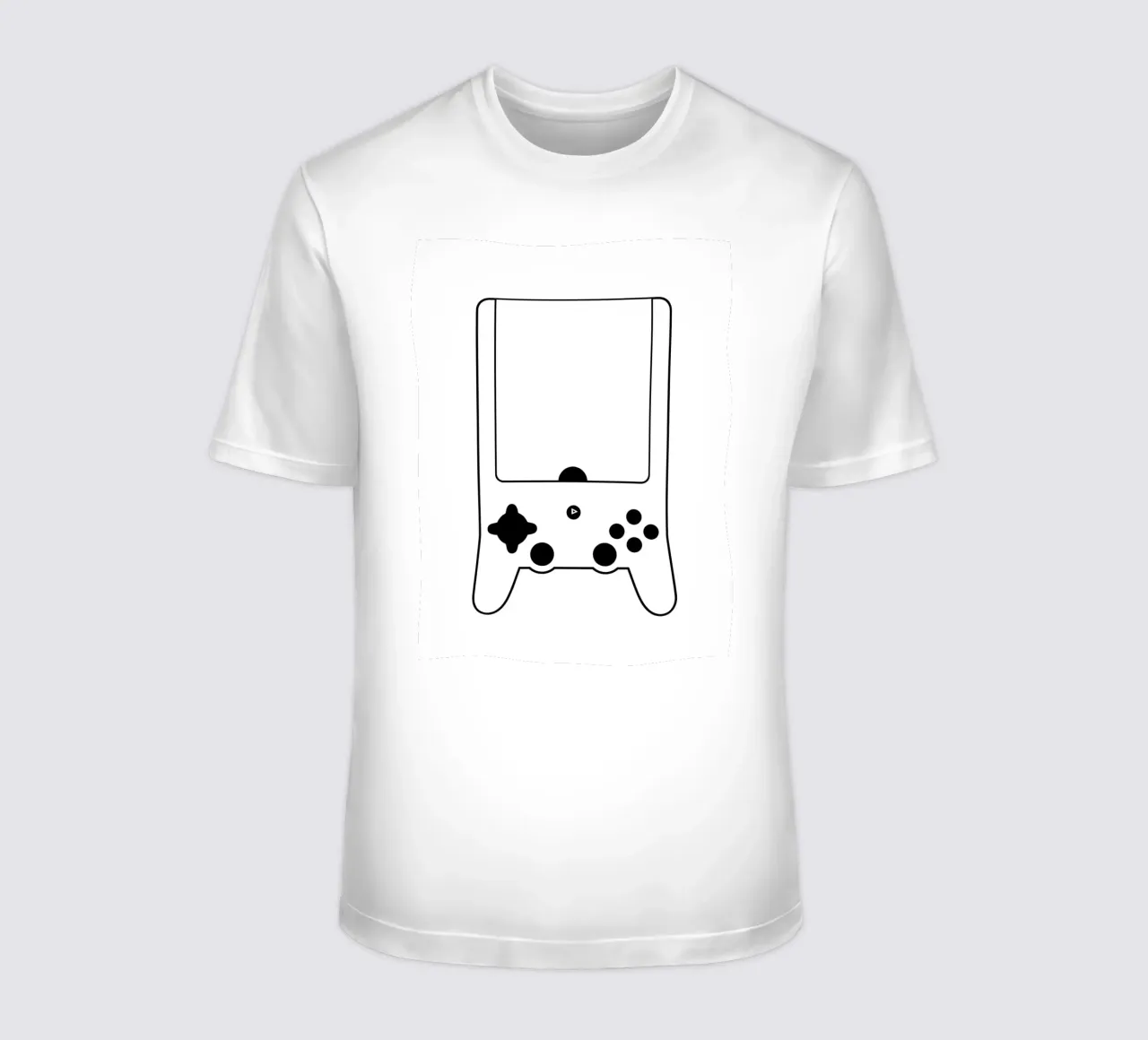 Gioco classico - Line art minimalista t-shirt da Viv Line Art