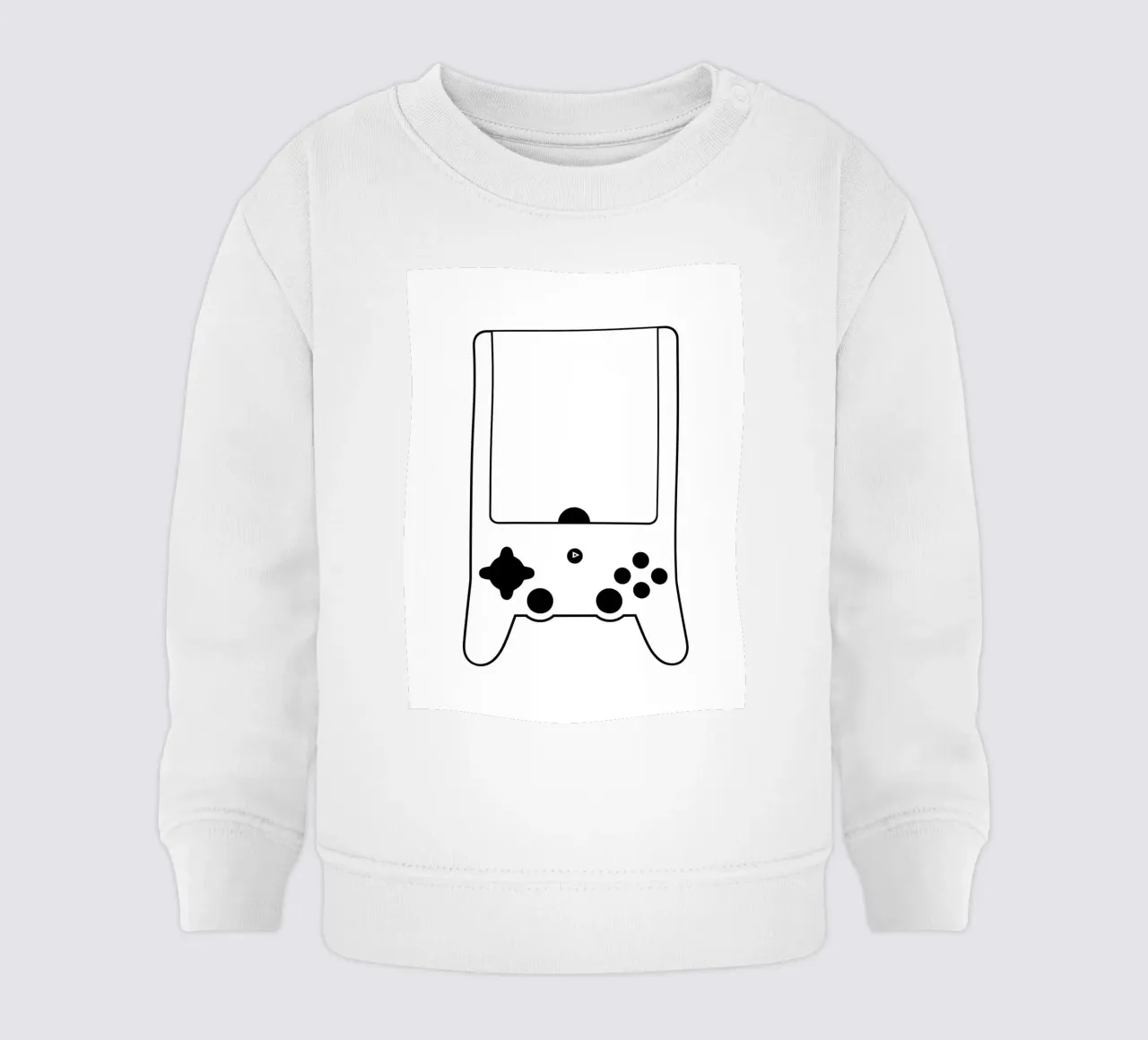 Gioco classico - Line art minimalista felpa neonato da Viv Line Art