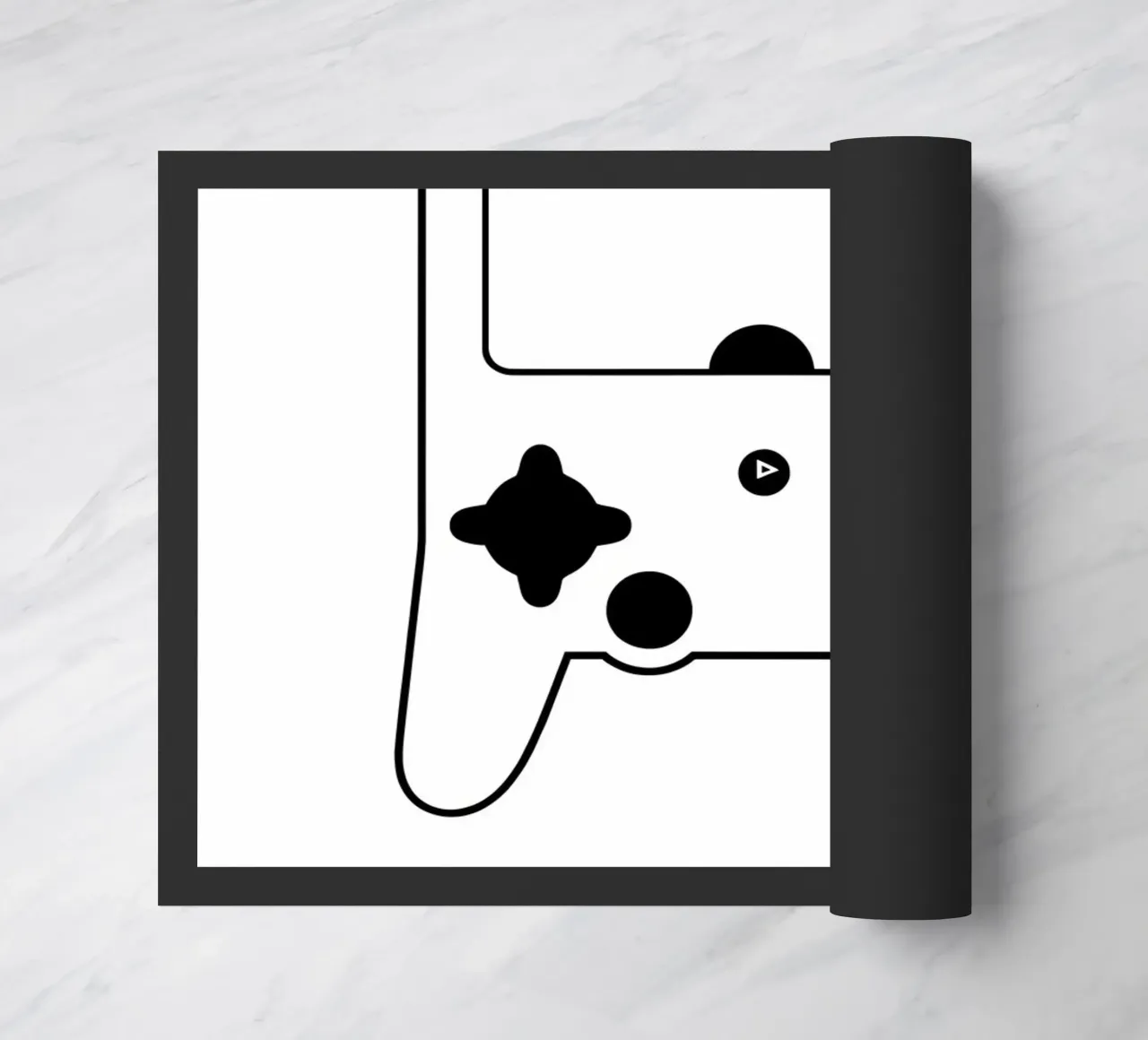 Gioco classico - Line art minimalista zerbino da Viv Line Art