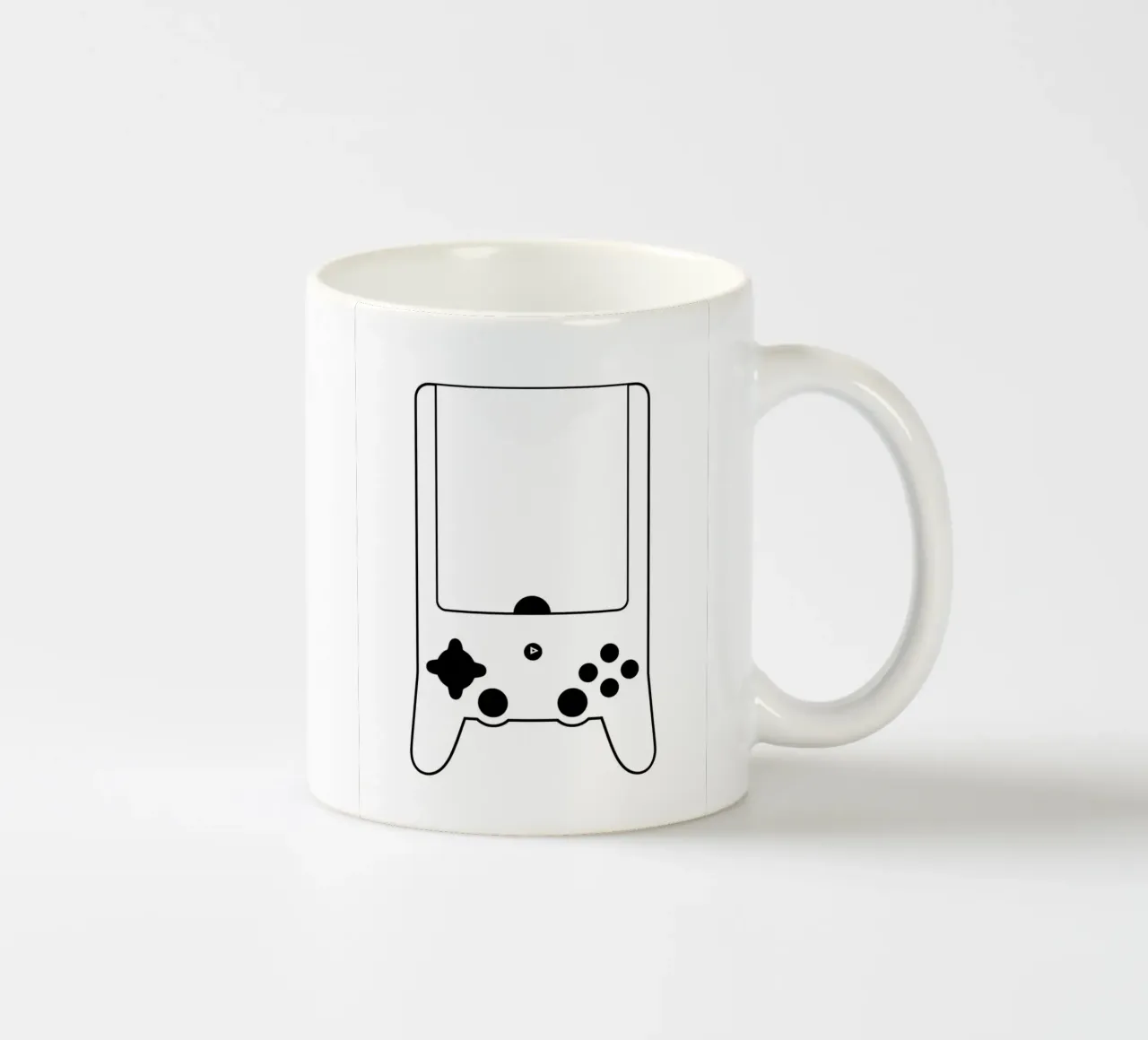 Gioco classico - Line art minimalista tazza in ceramica da Viv Line Art