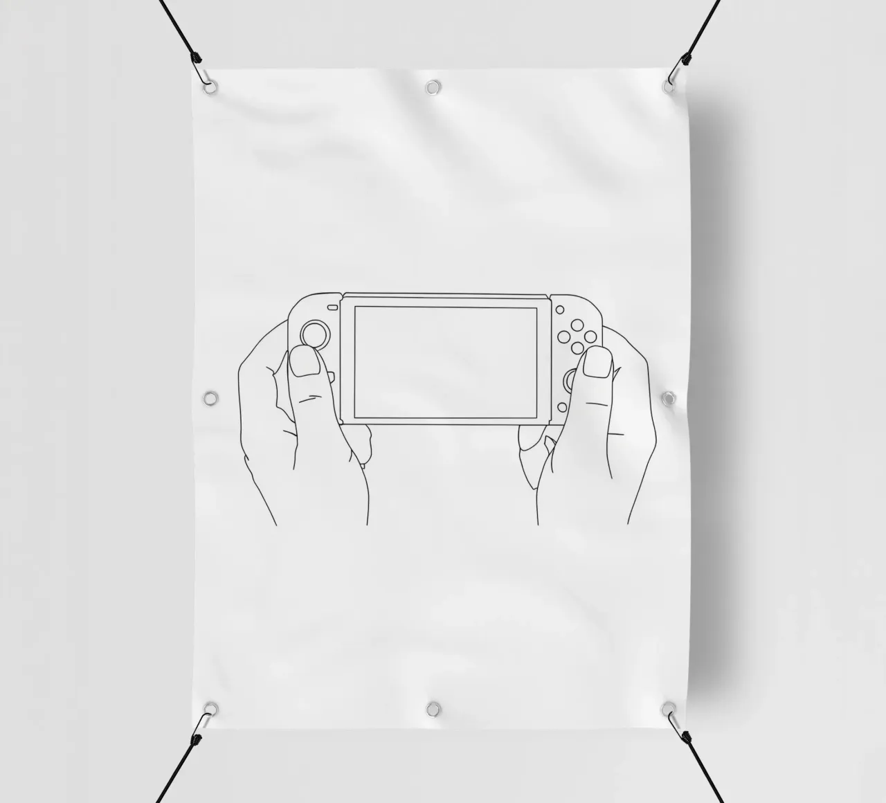 Gamer - Minimalist Line Art pvc cover by Viv Line Art