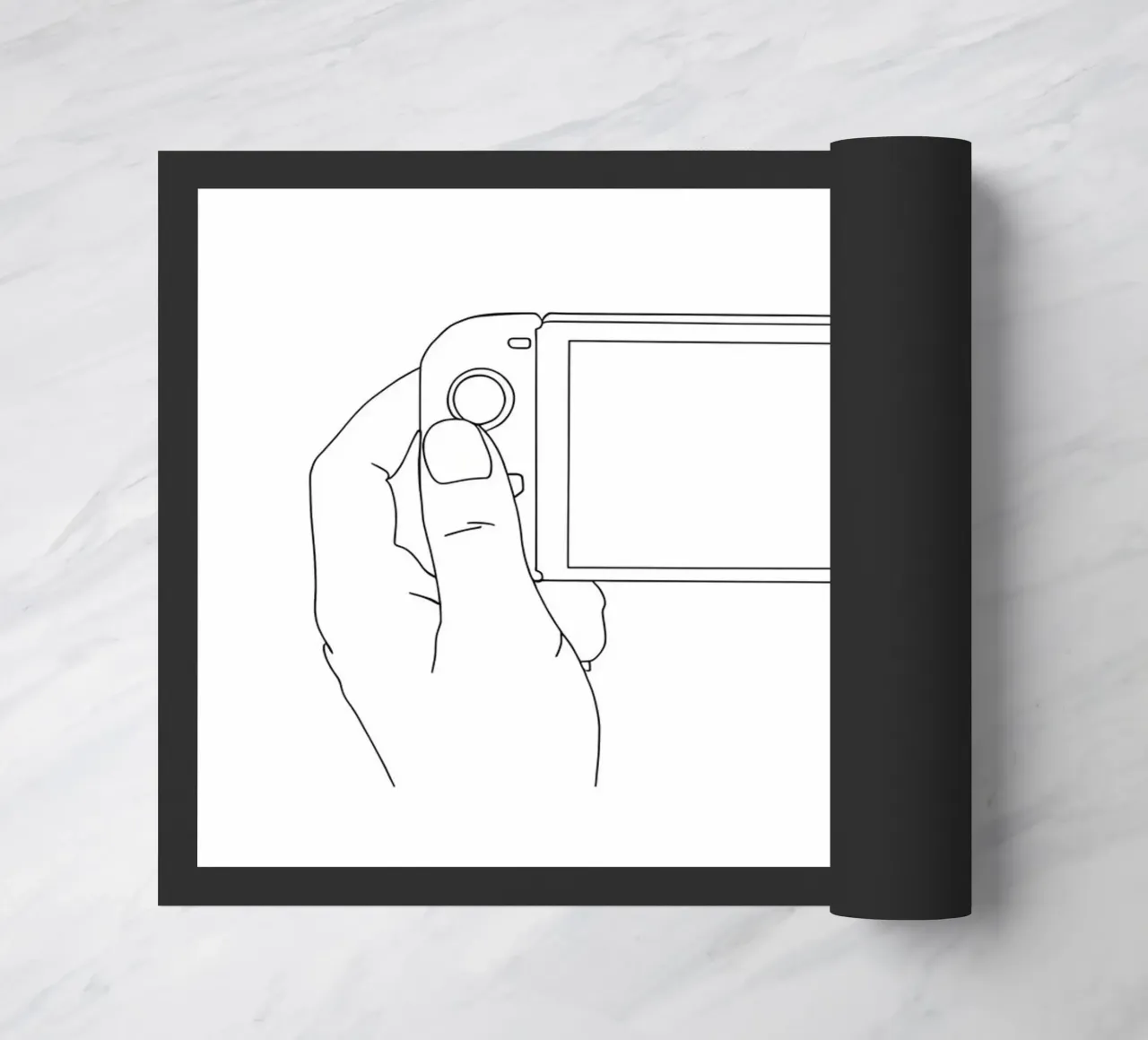 Gamer - Line art minimalista zerbino da Viv Line Art