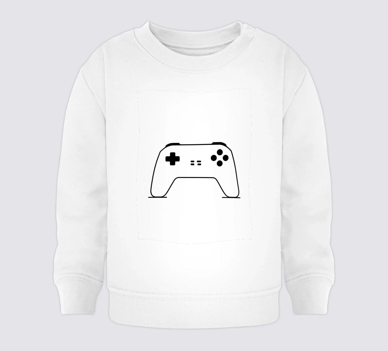 Console di gioco - Line art minimalista felpa neonato da Viv Line Art