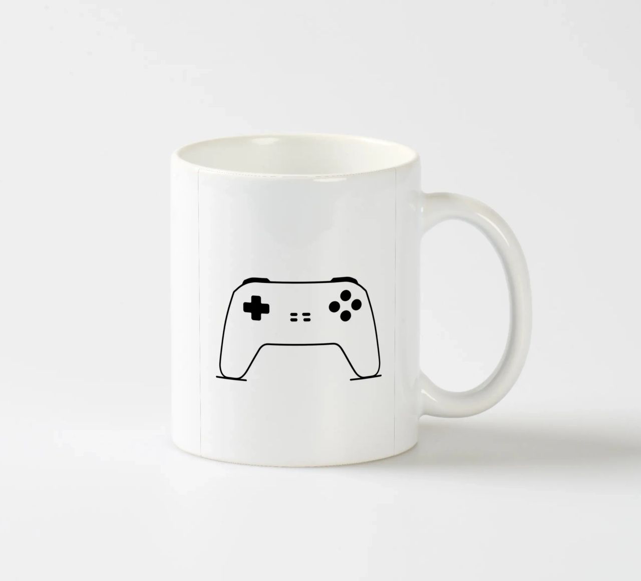 Console di gioco - Line art minimalista tazza in ceramica da Viv Line Art