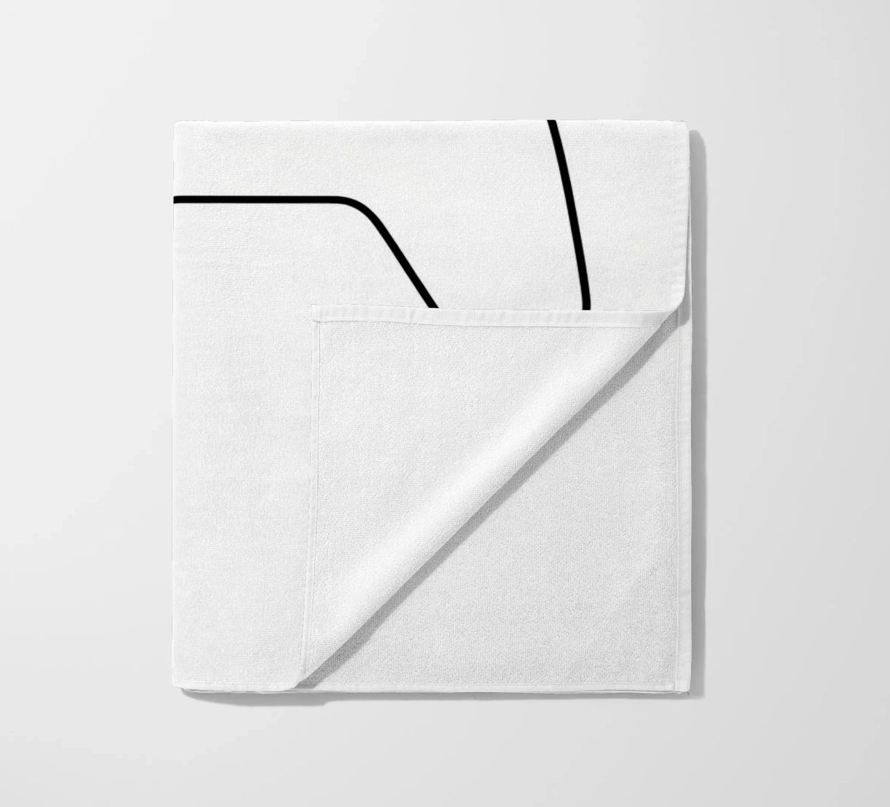 Console di gioco - Line art minimalista telo mare da Viv Line Art