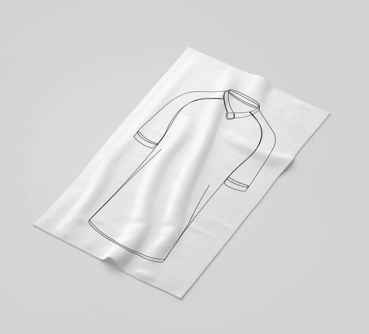 Camicia da calcio - Line Art minimalista telo mare da Viv Line Art