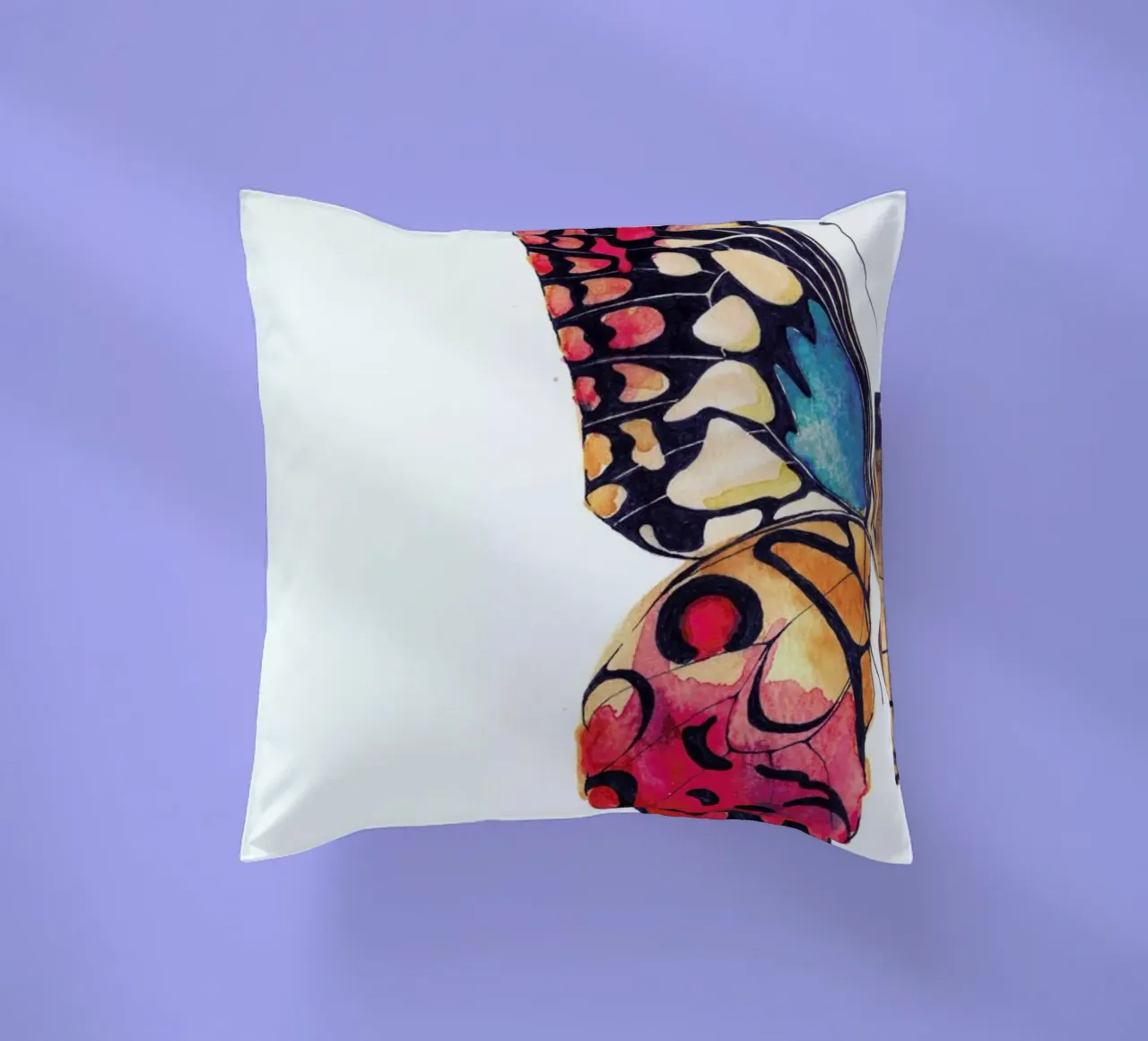 Butterfly Left decorative cushion by Mie Frey Damgaard