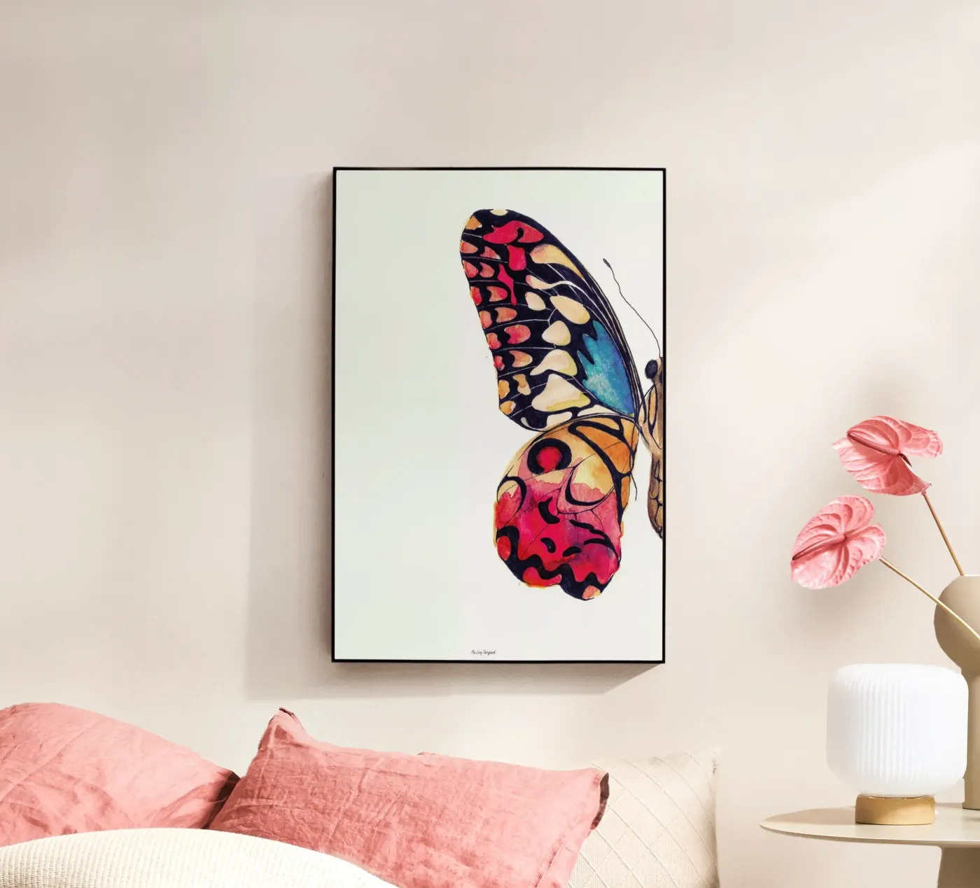 Butterfly Left Acryl-Glas von Mie Frey Damgaard
