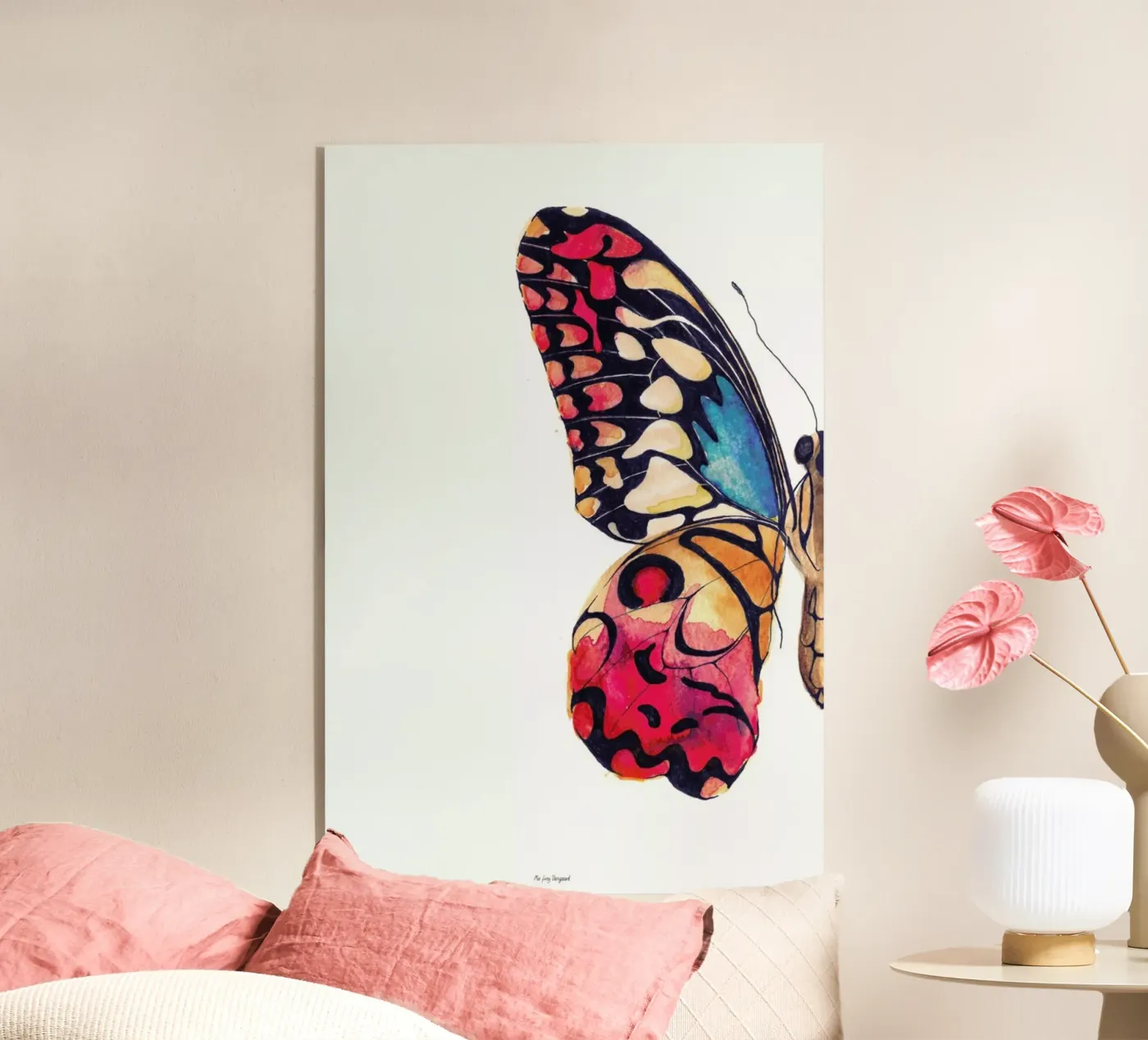 Butterfly Left Acryl-Glas von Mie Frey Damgaard