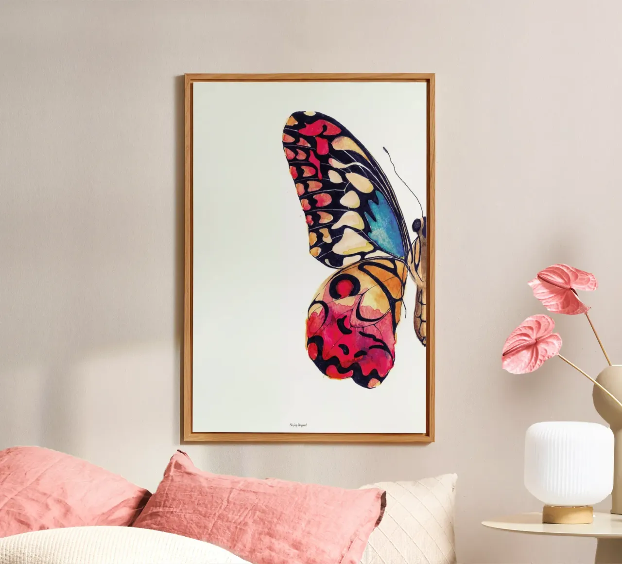 Butterfly Left forex-plaat van Mie Frey Damgaard