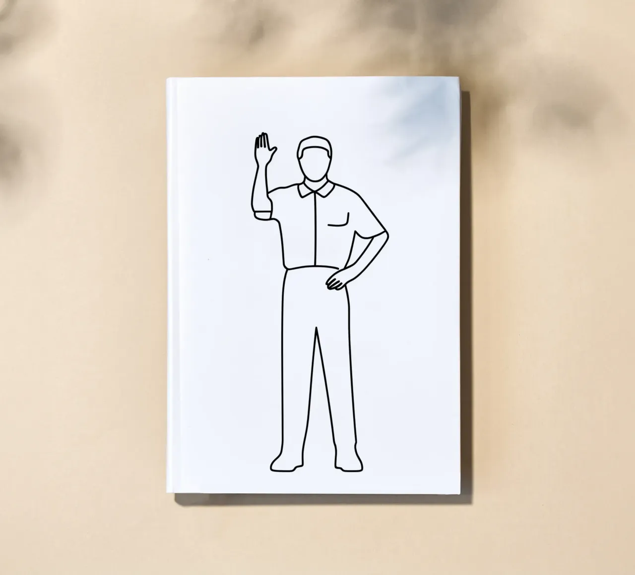 Referee - Minimalist Line Art notebook by Viv Line Art