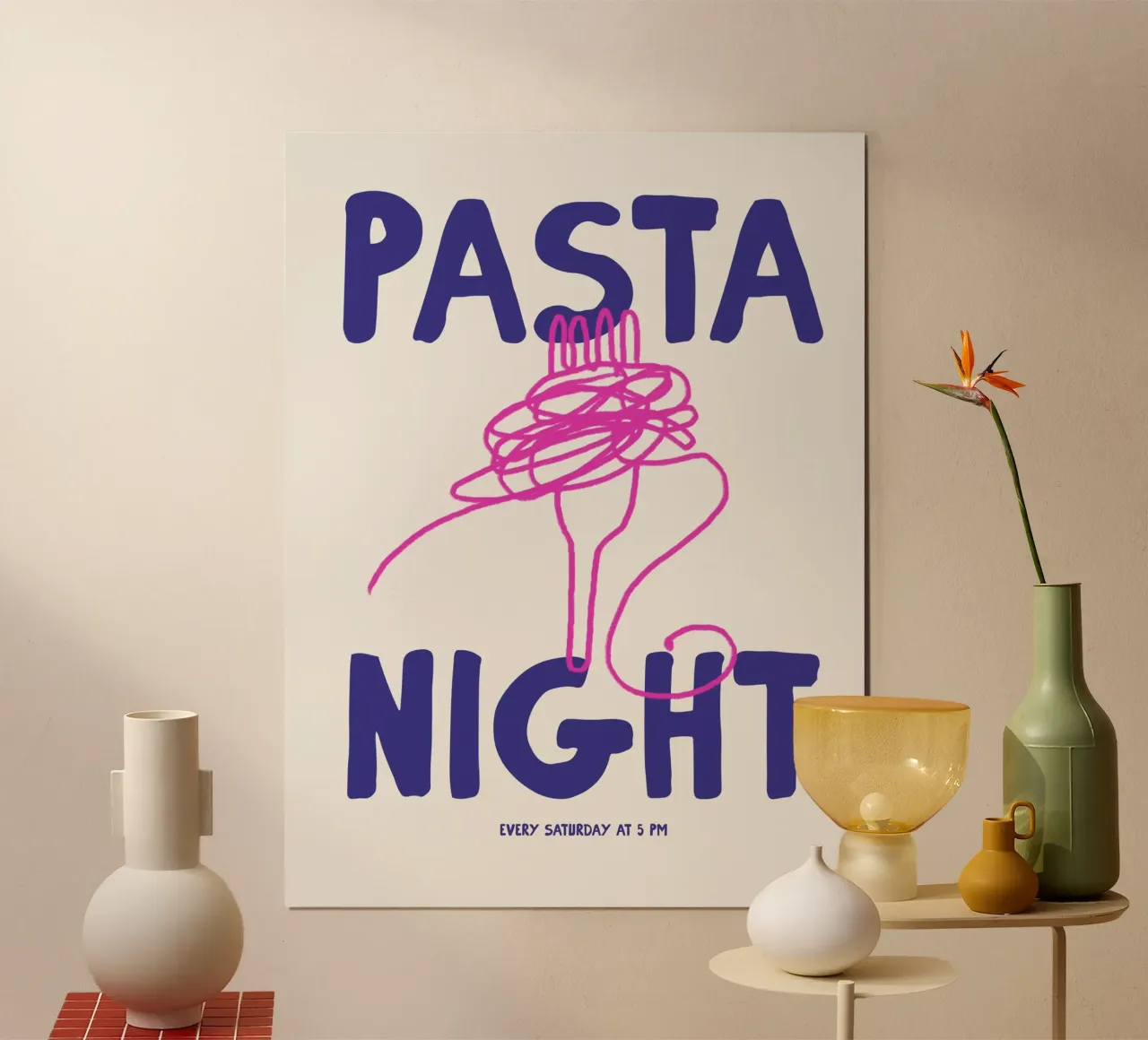 Pasta Night No 02 poster da treechild