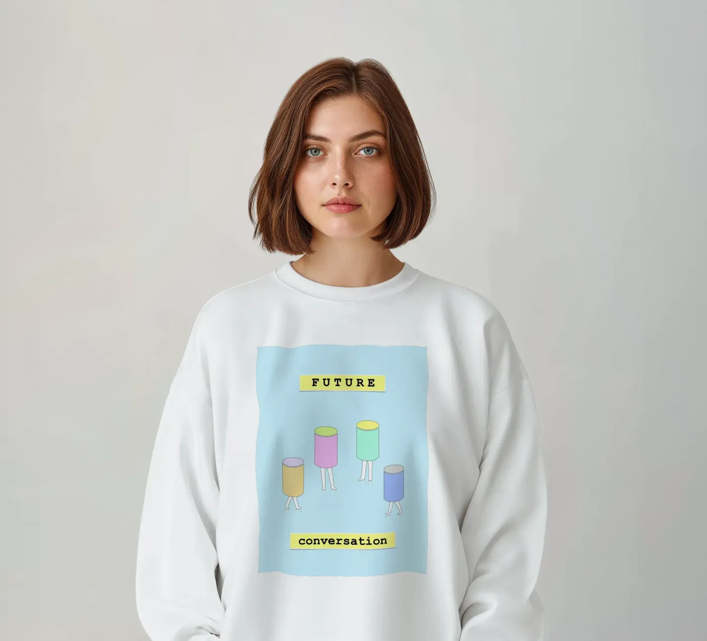 FUTURE conversation felpa da natural neutral