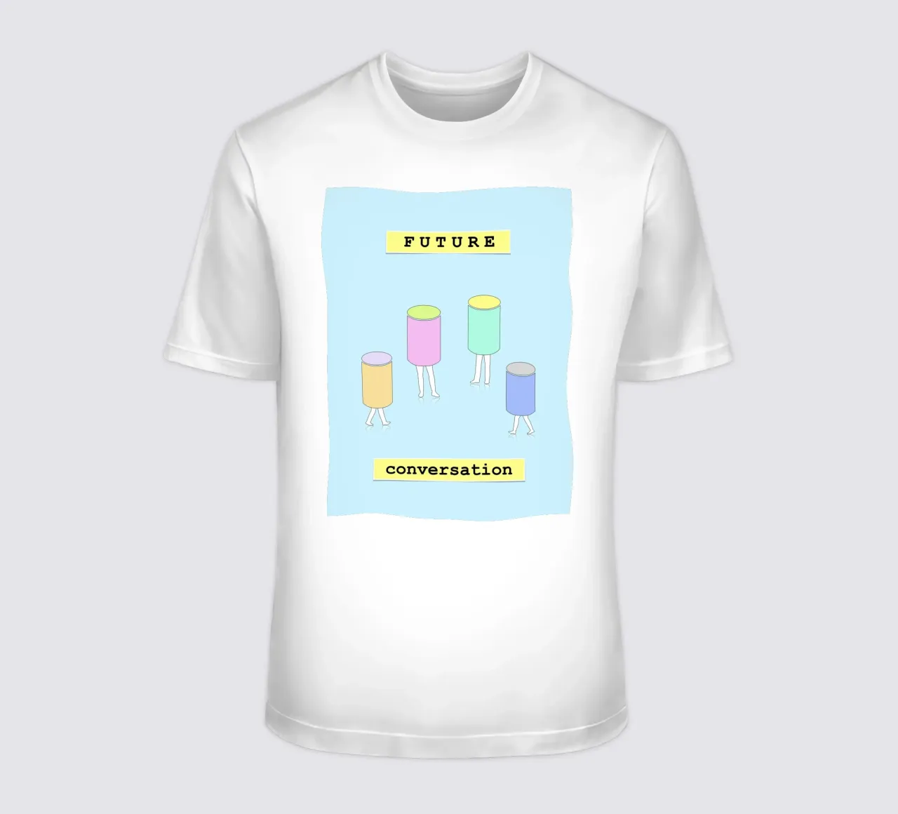 FUTURE conversation t-shirt da natural neutral
