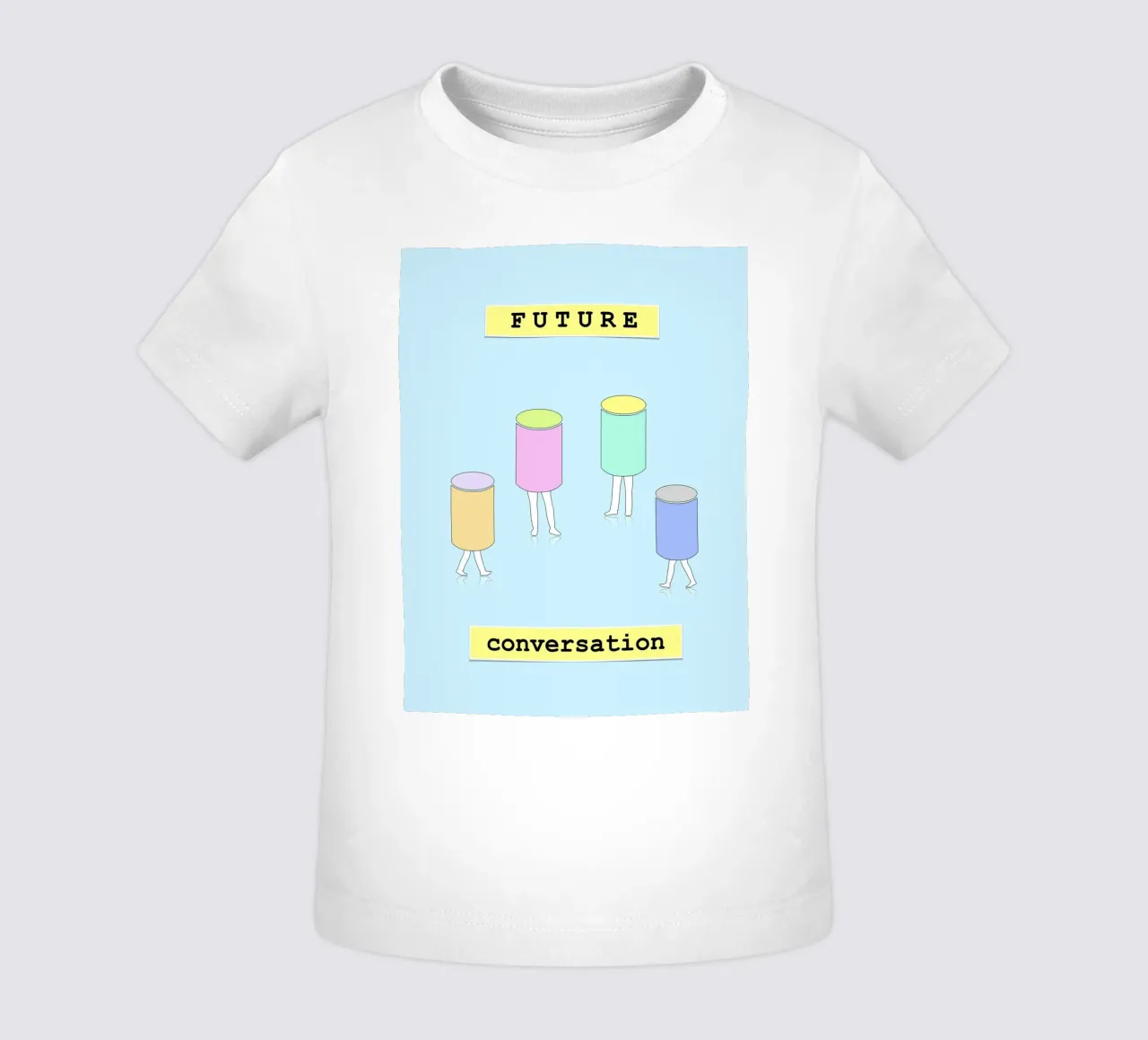 FUTURE conversation maglietta neonato da natural neutral