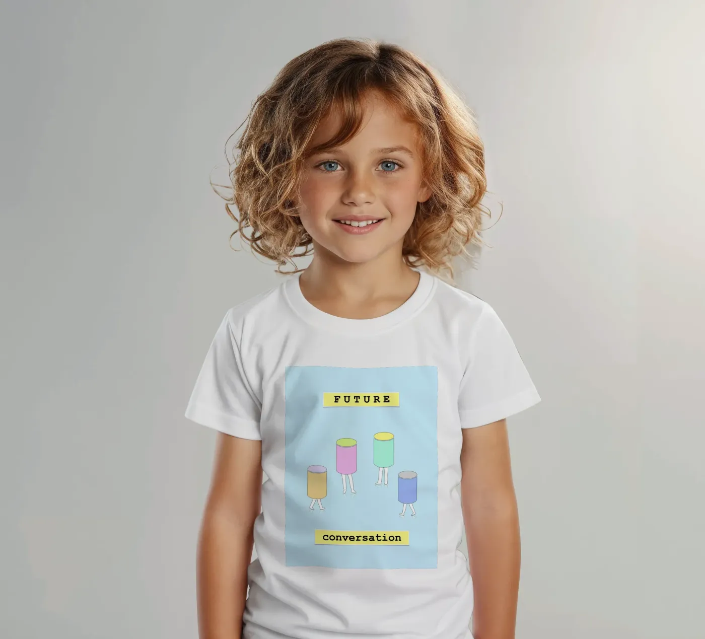 FUTURE conversation Kinder T-Shirt von natural neutral