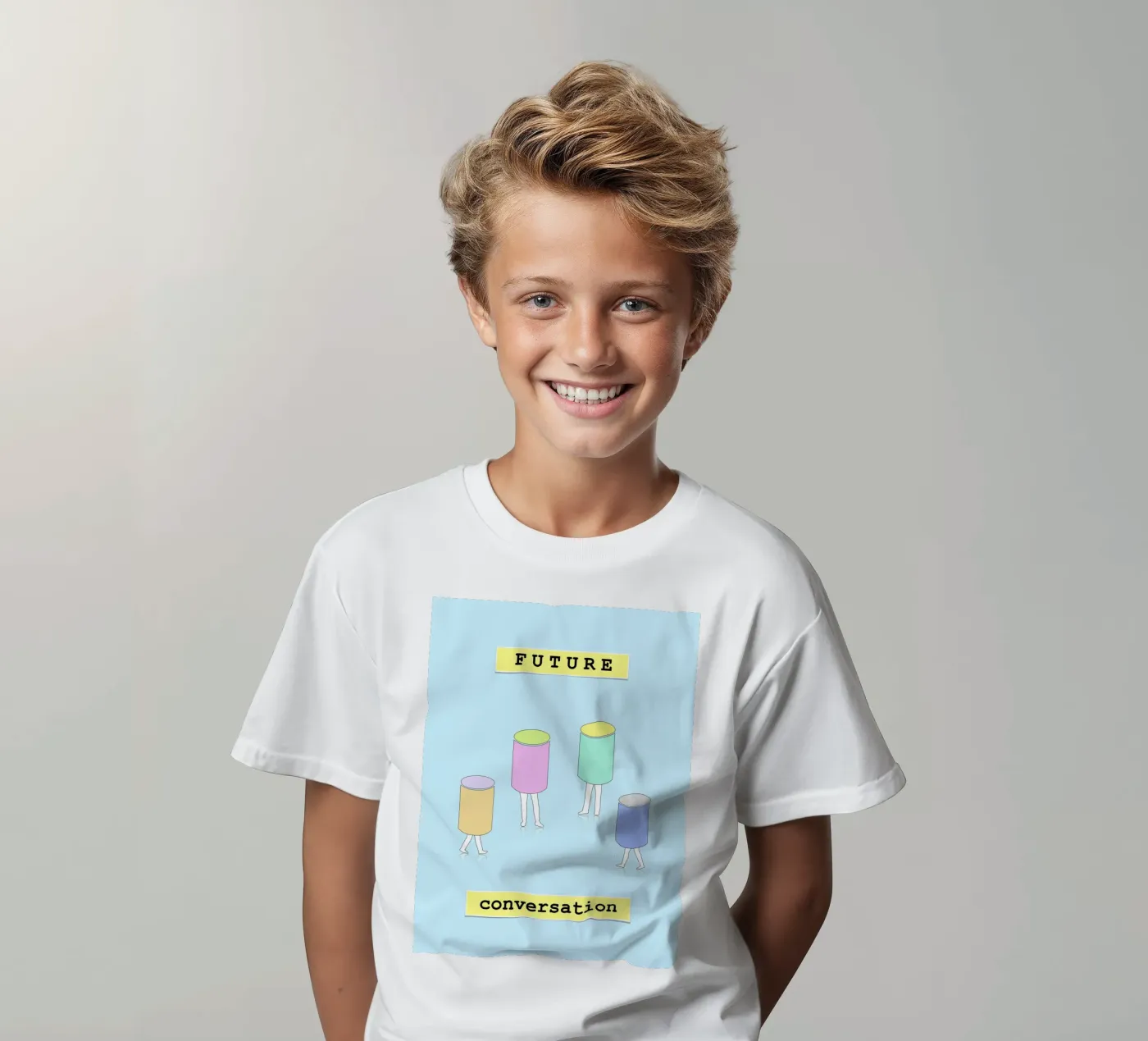 FUTURE conversation Kinder T-Shirt von natural neutral