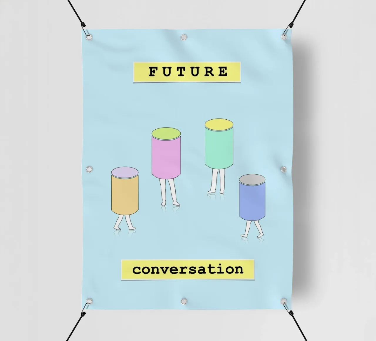 FUTURE conversation telo in pvc da natural neutral