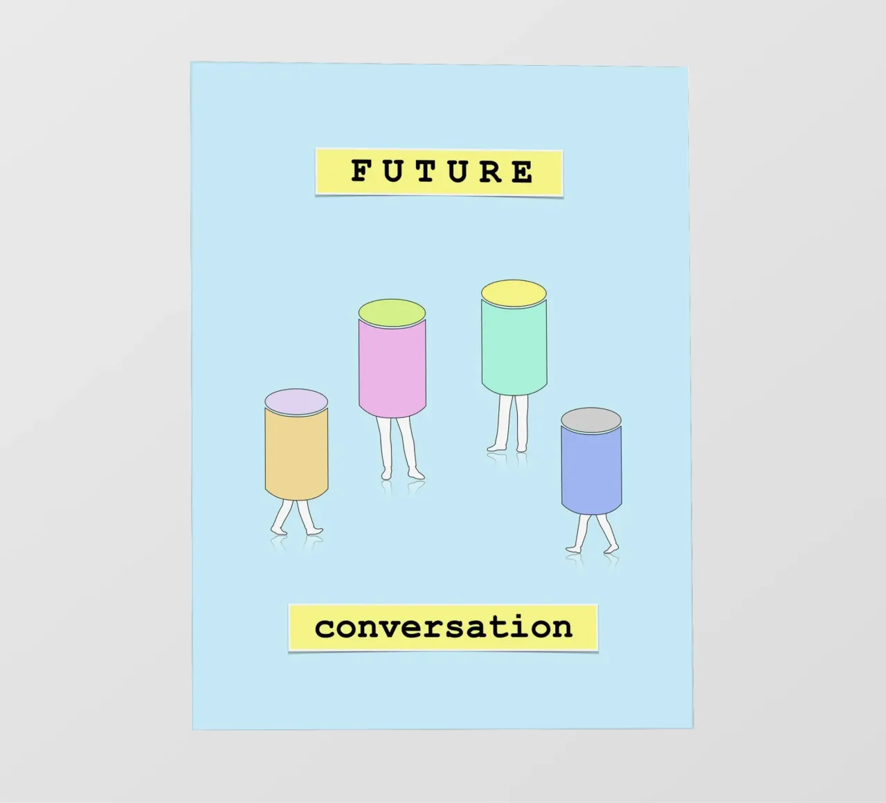 FUTURE conversation telo in pvc da natural neutral