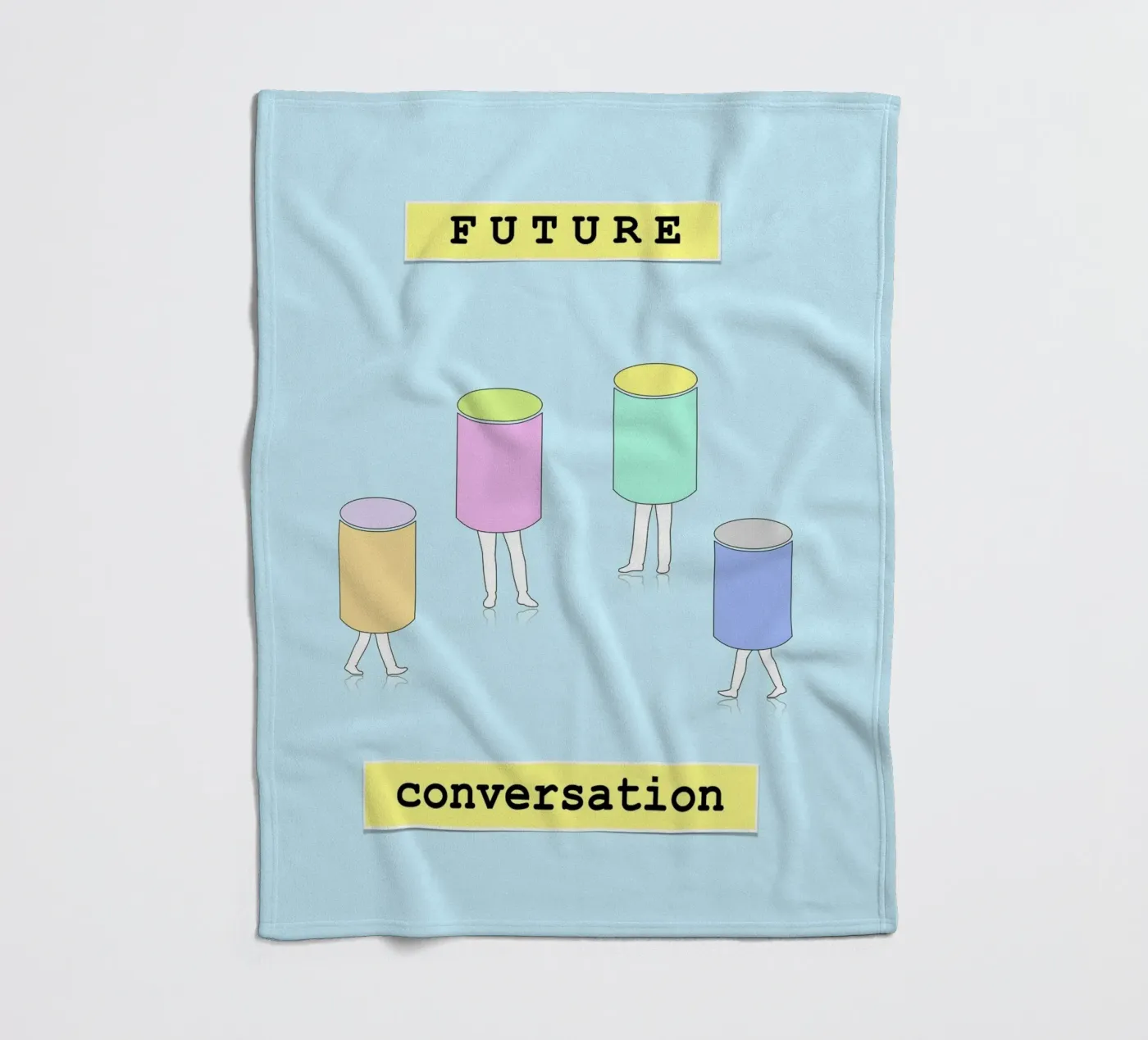 FUTURE conversation Fleecedecke von natural neutral